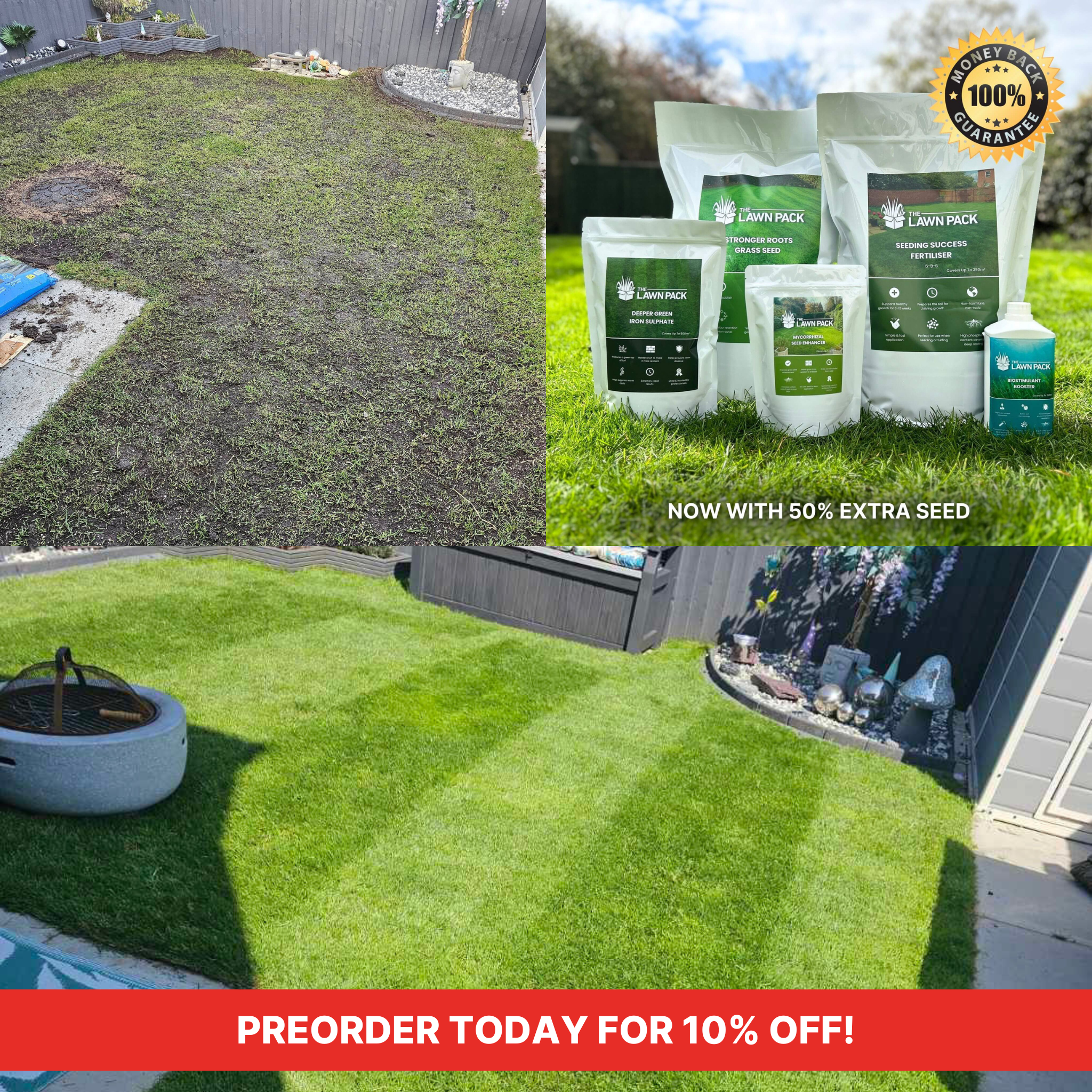 The Lawn Pack Facebook ad