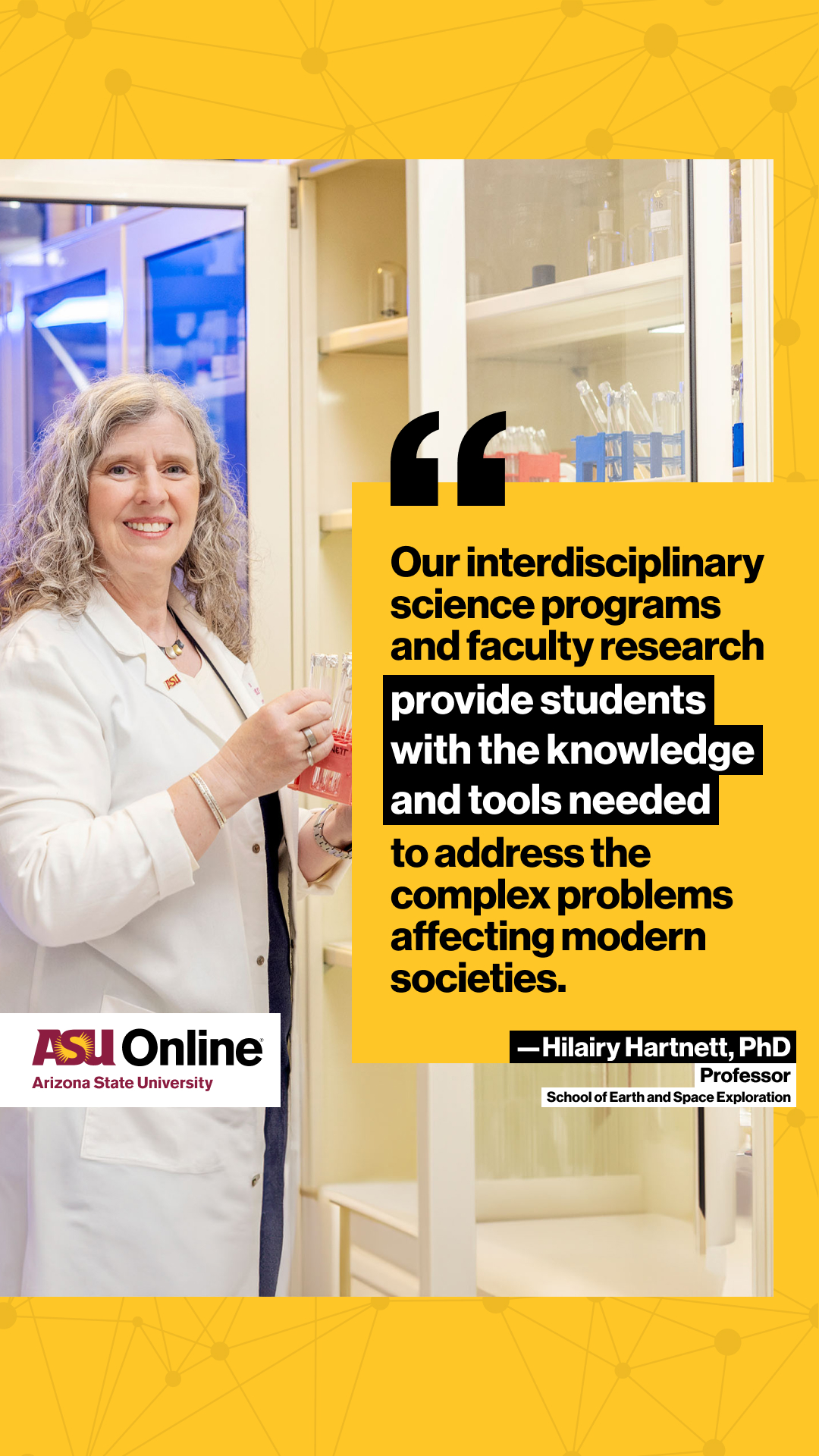 ASU Online Facebook ad
