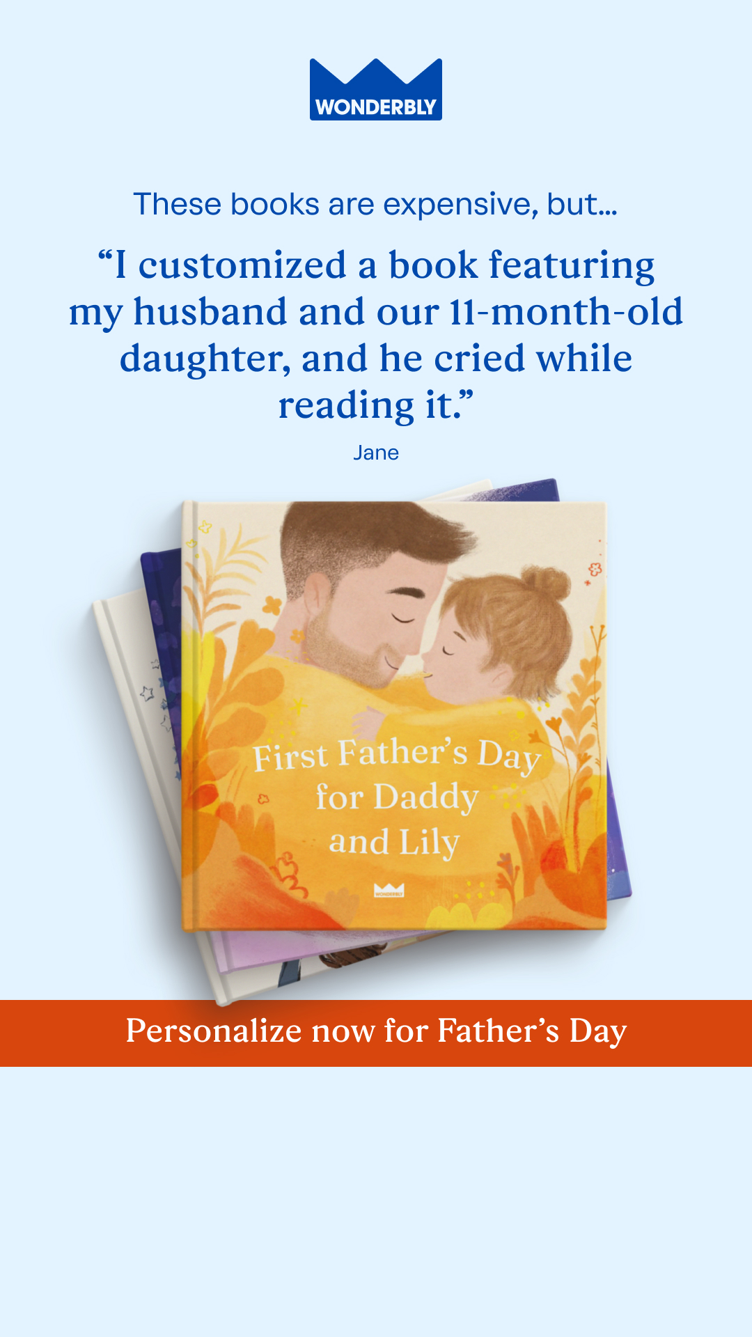 Wonderbly Facebook ad