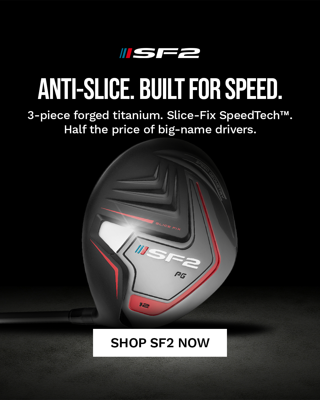 Performance Golf Facebook ad