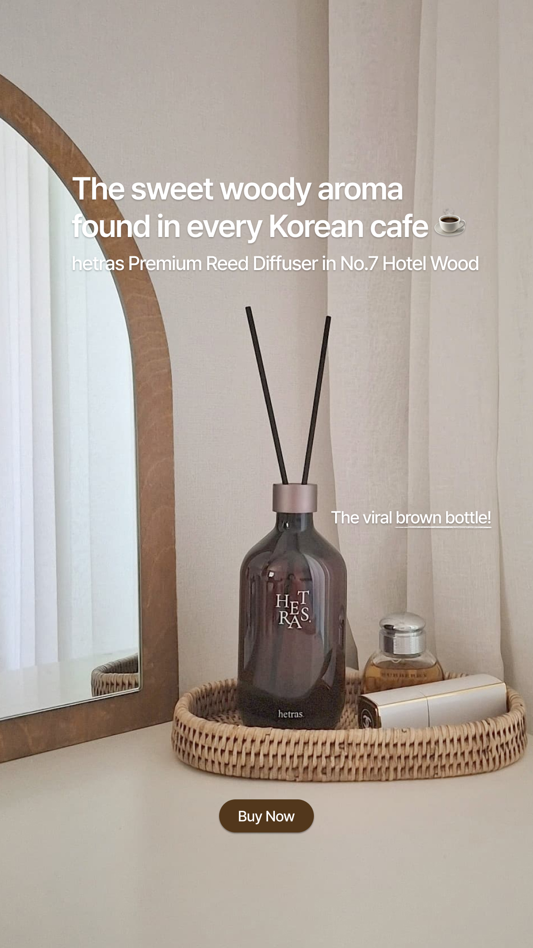 Hetras.official.US Facebook ad: Korean Hotel Scent Now on Amazon