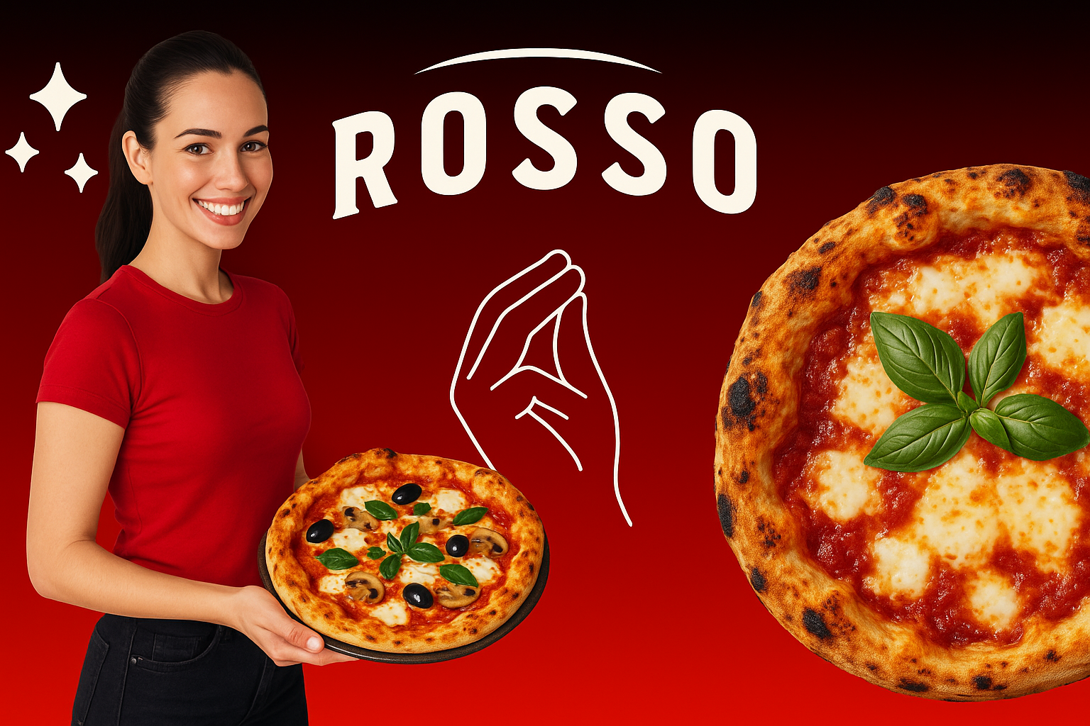 ROSSO Pizzeria Gourmet Nivelles Facebook ad