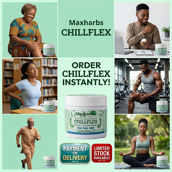 Chillfflex Facebook ad: PAY ON DELIVERY | FREE DELIVERY