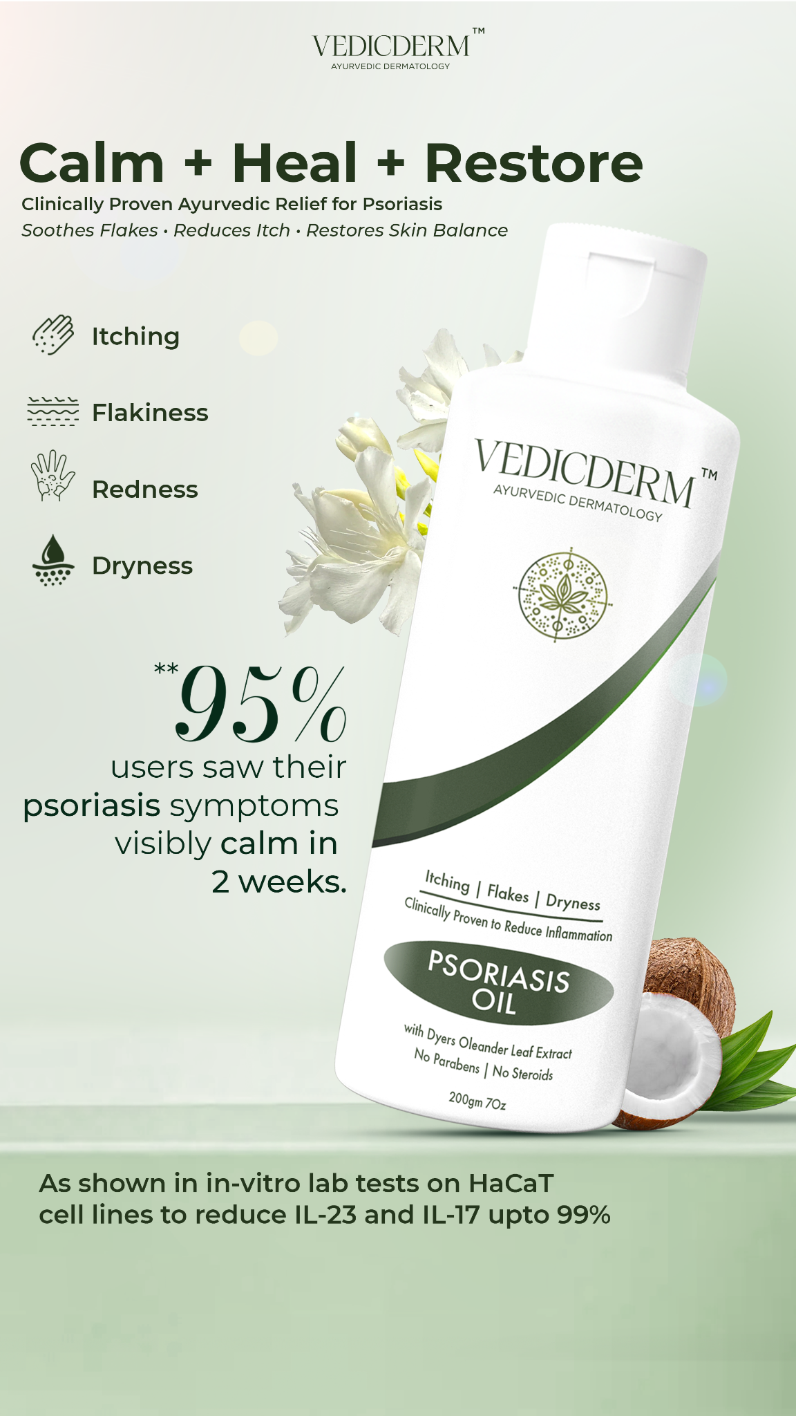 VedicDerm Facebook ad