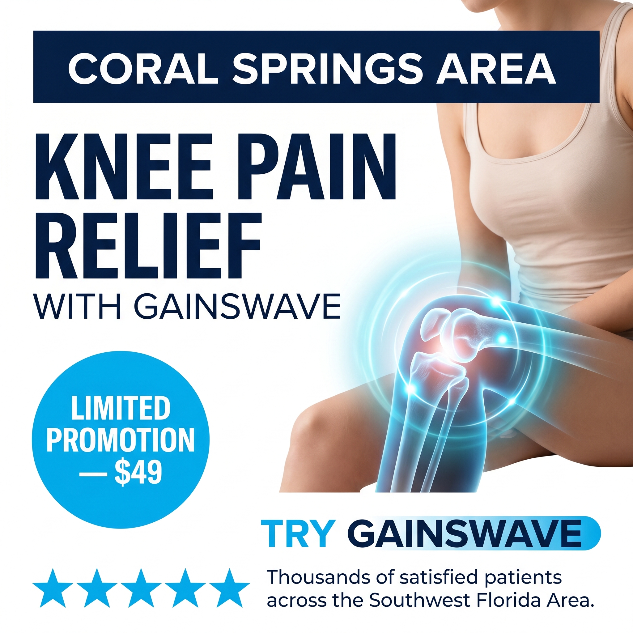 The Point of Wellness Facebook ad: New Pain Relief Option! Claim Your $49 Special Offer