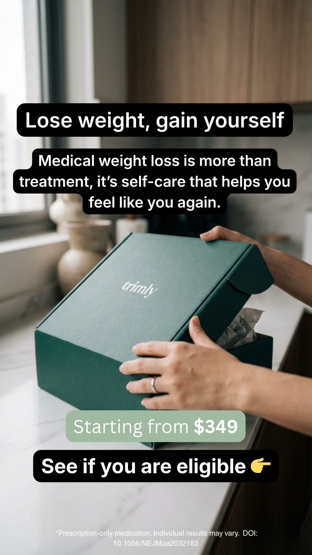 Trimly Facebook ad