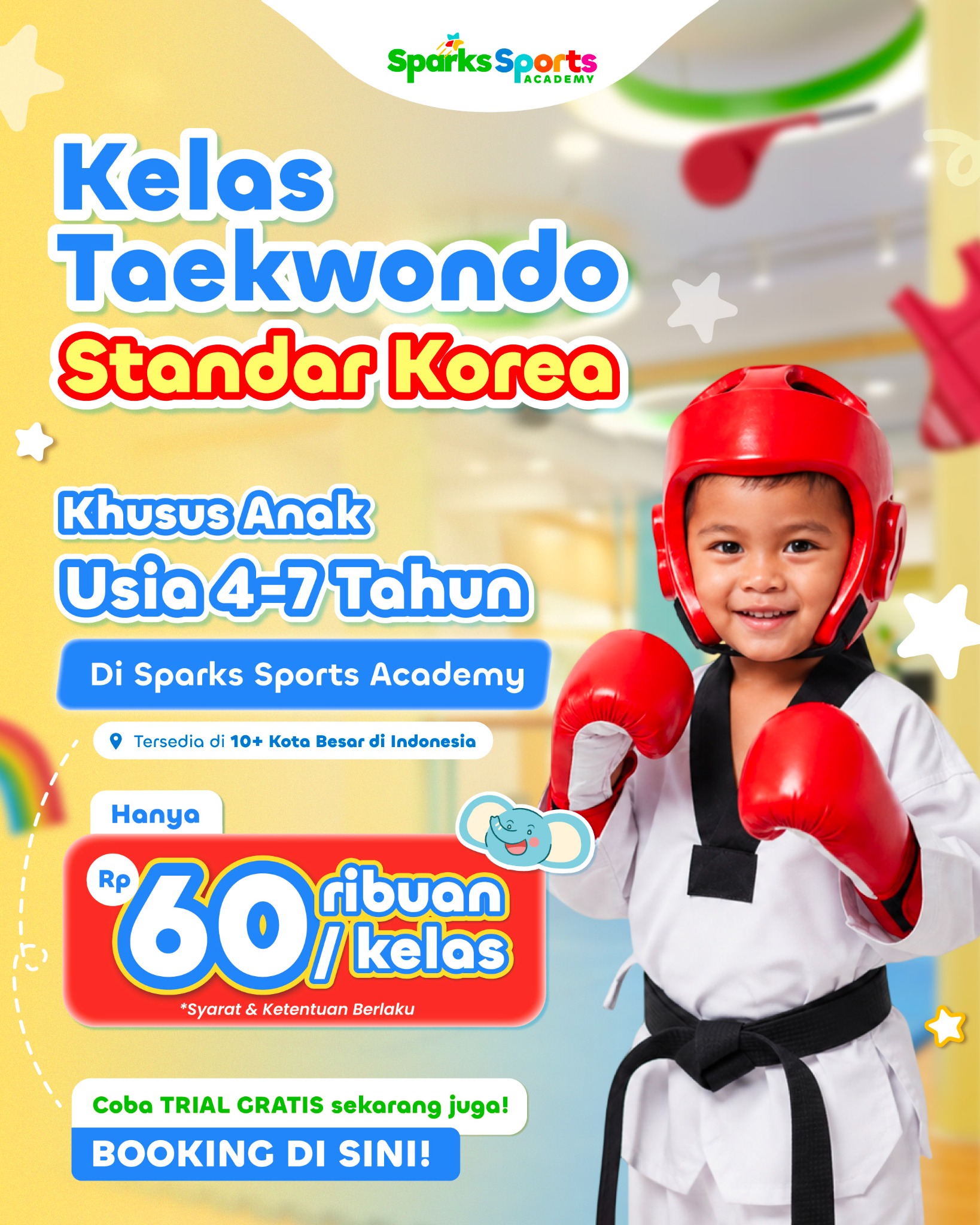 Sparks Sports Academy Facebook ad