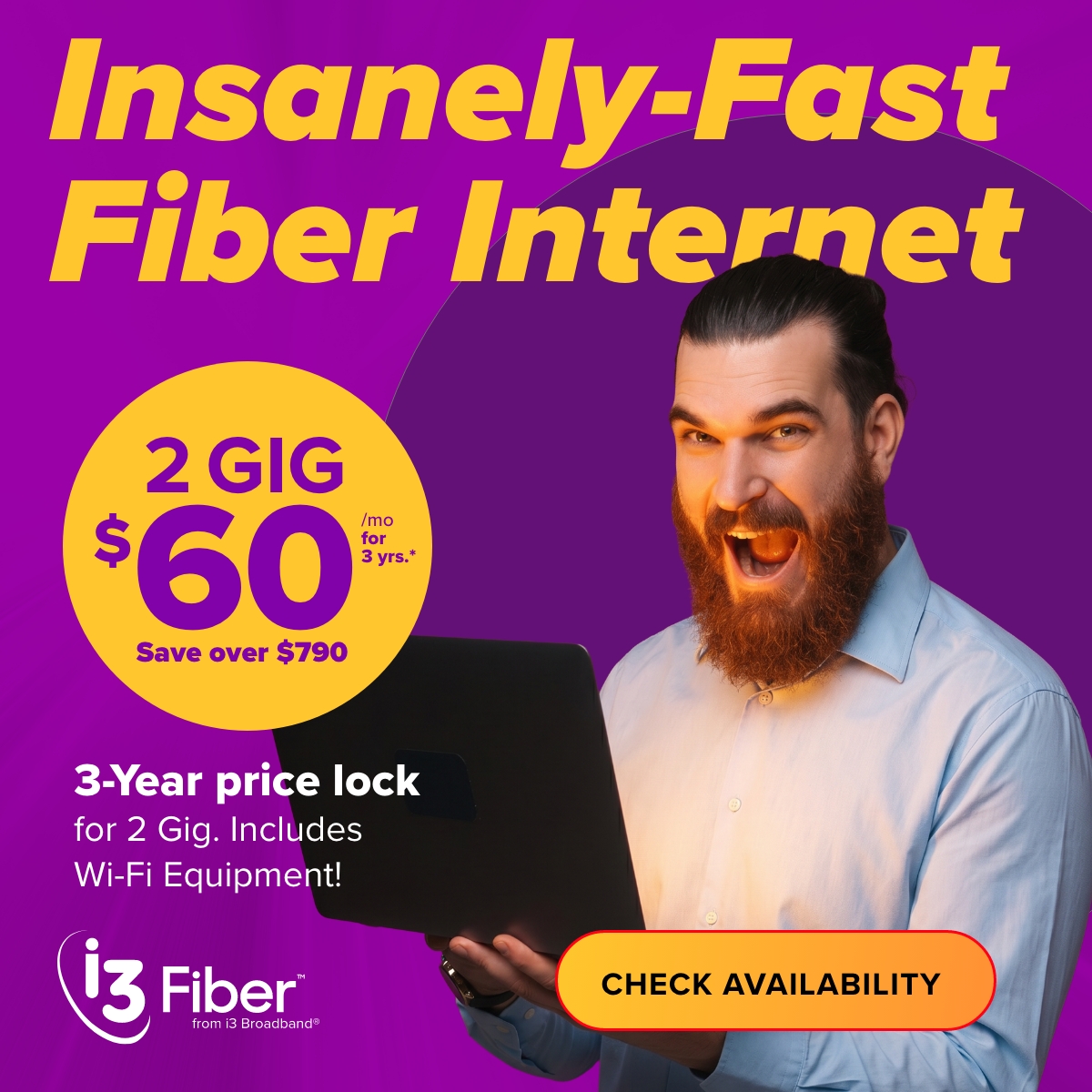 i3 Broadband Facebook ad