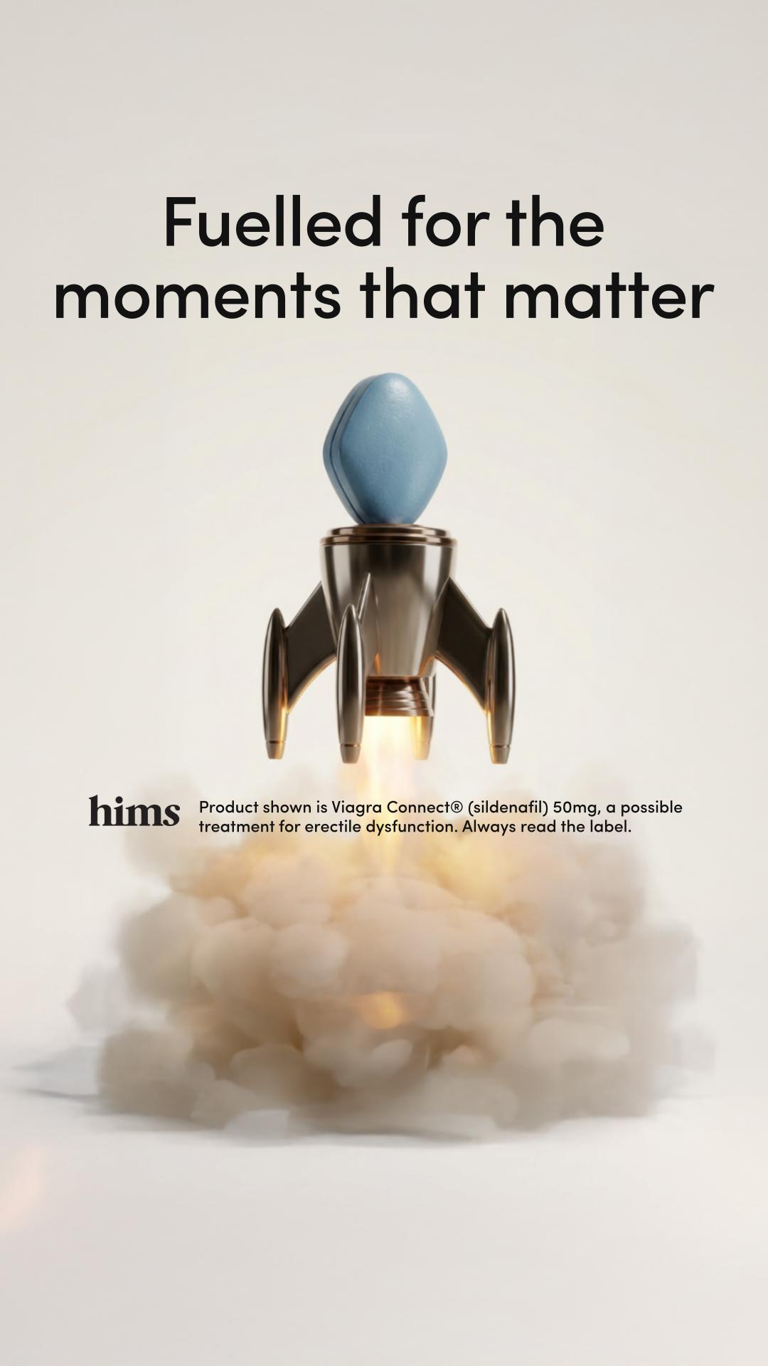 hims Facebook ad