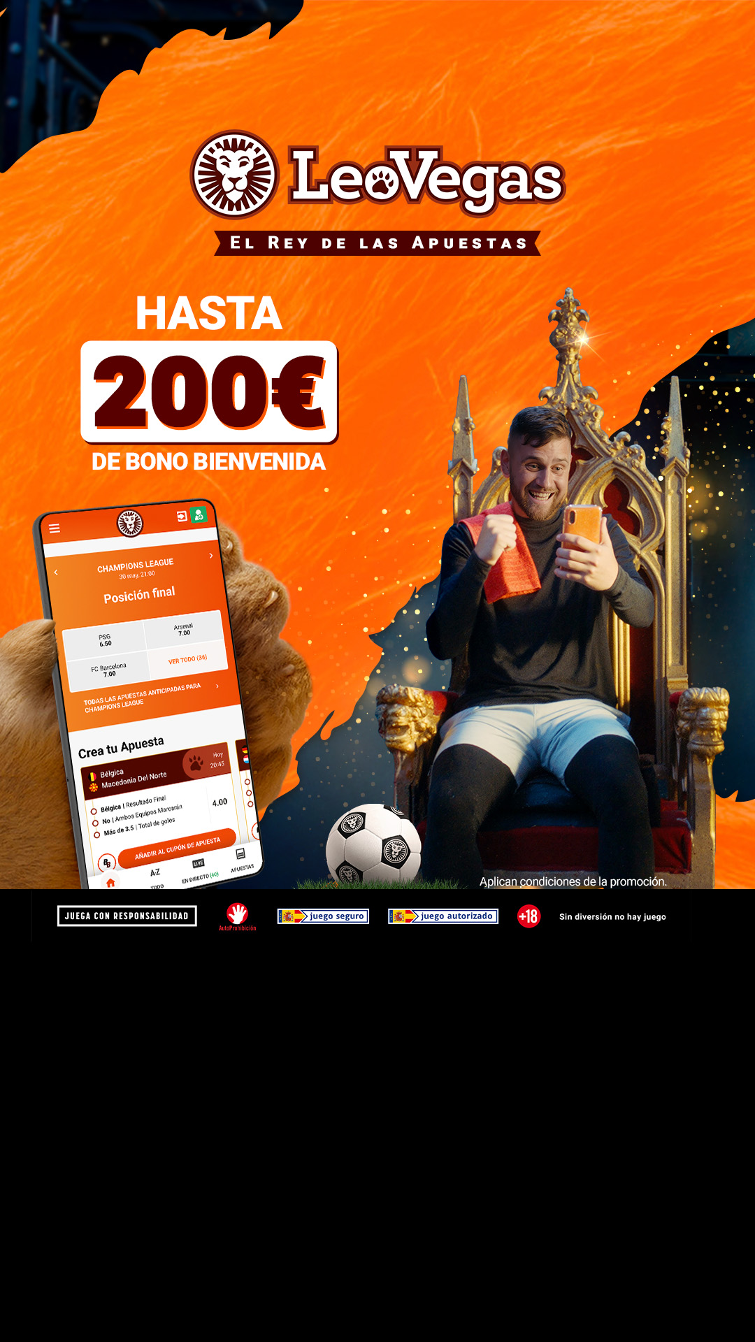 LeoVegas Facebook ad from May 14, 2026