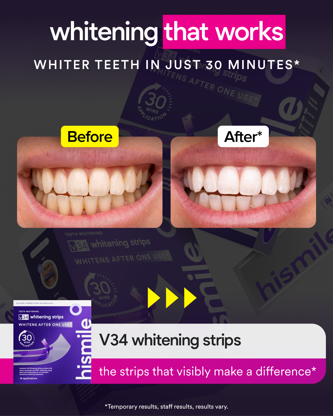 Hismile Facebook ad