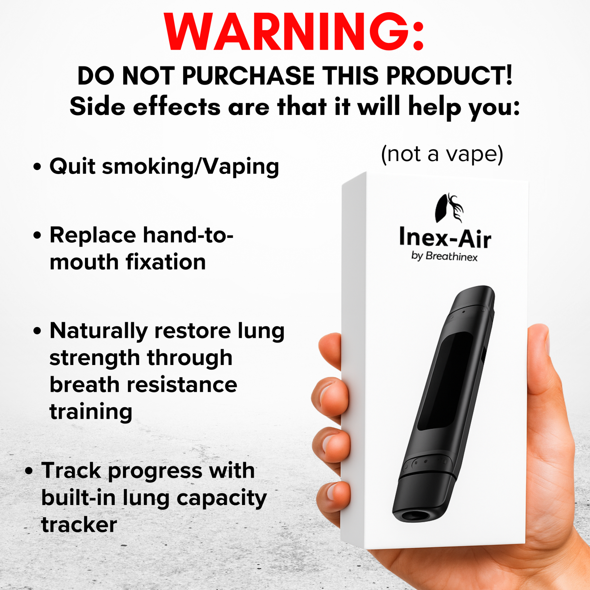 Breathinex Facebook ad