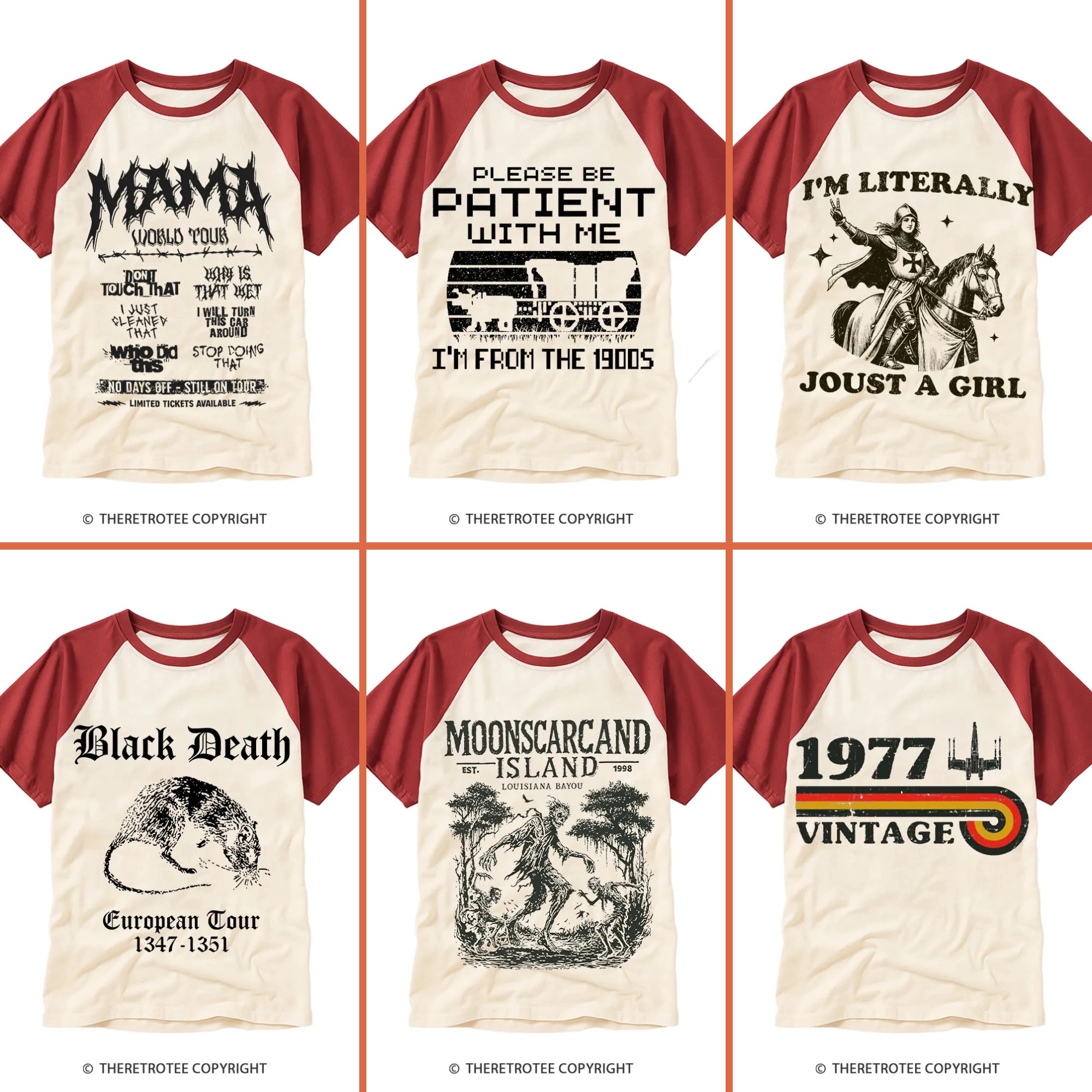 The RetroTee Facebook ad: Vintage Tees for the Curious