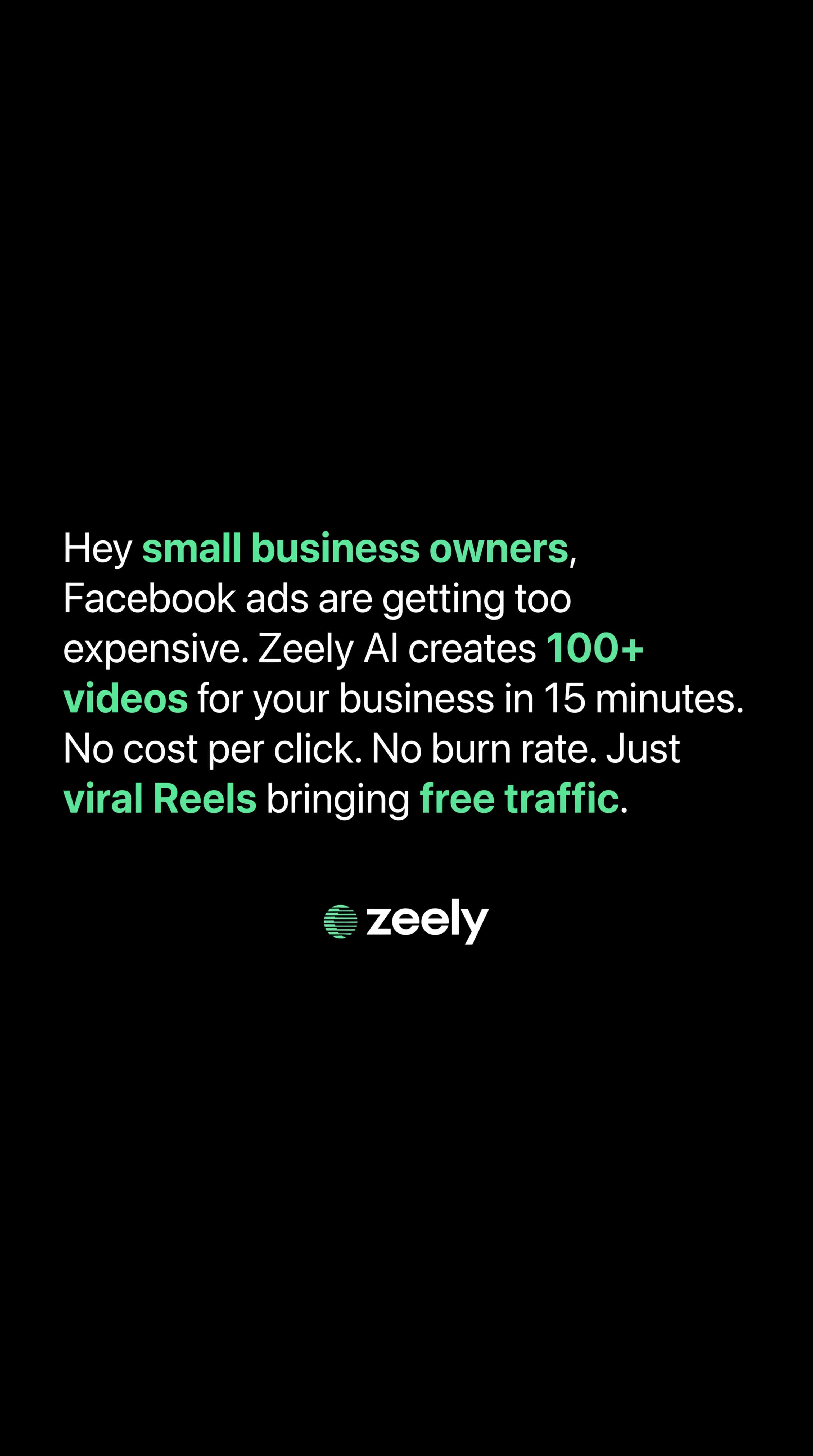 Zeely Facebook ad