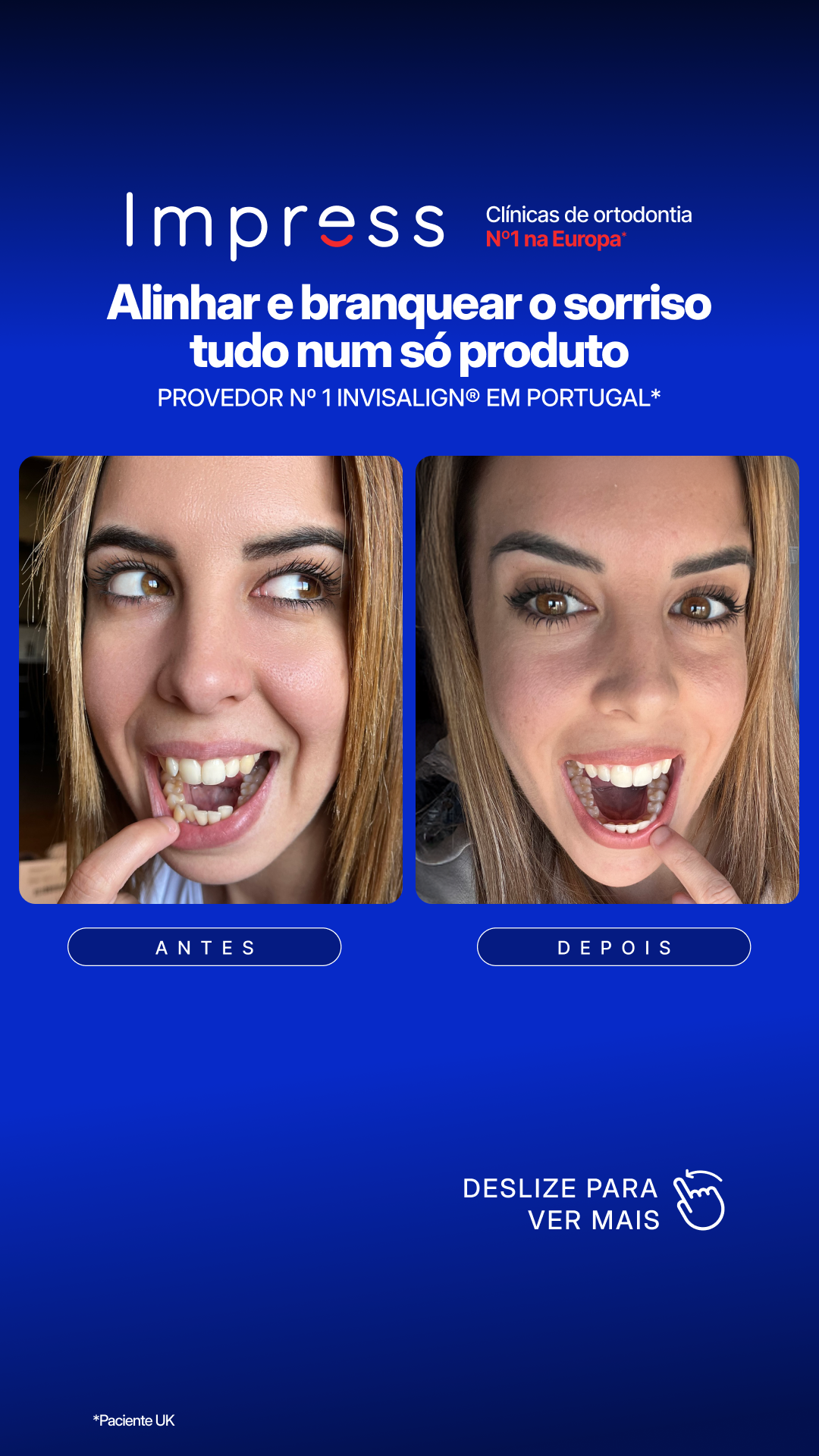 Impress Portugal Facebook ad from May 27, 2026