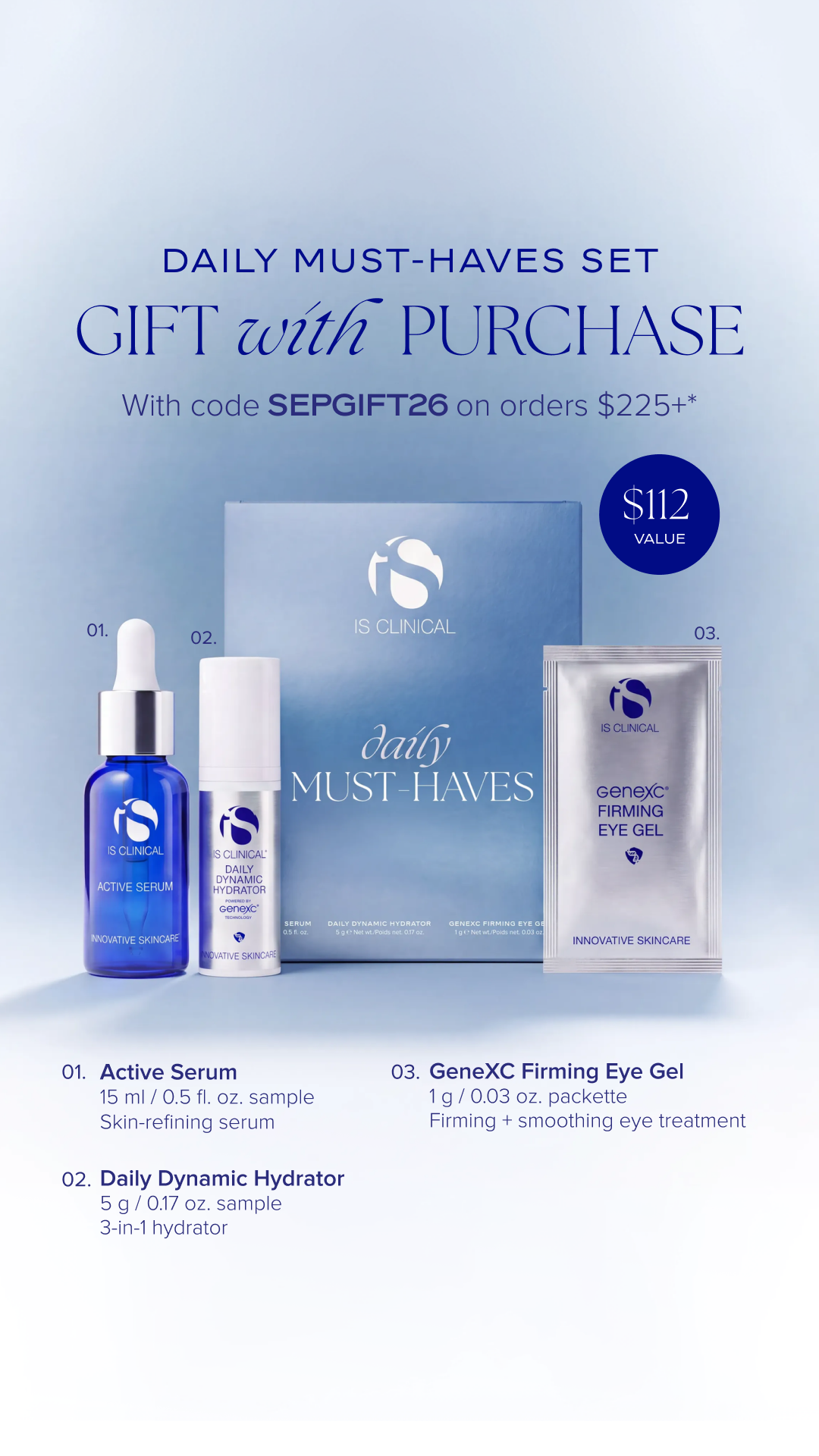 iS CLINICAL Facebook ad