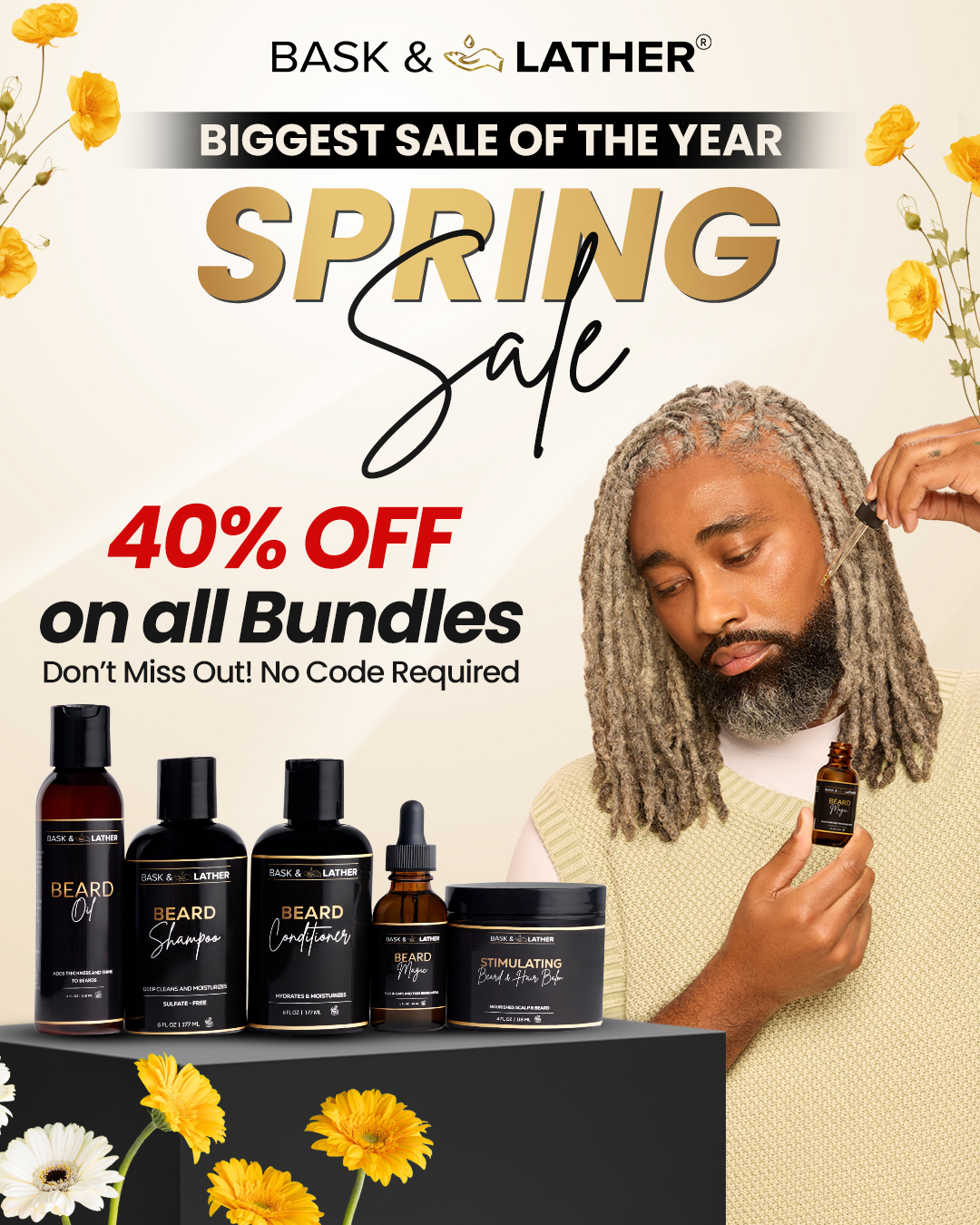 Bask & Lather Co Facebook ad