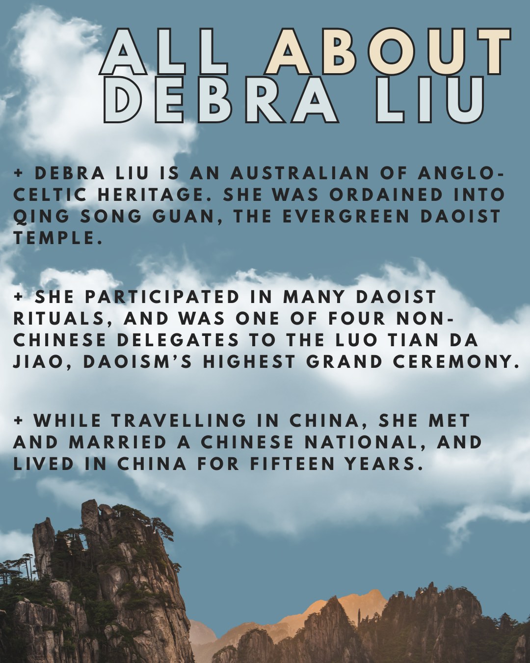 Earnshaw Books Facebook ad: Here with all the detail from @debraliubooks …