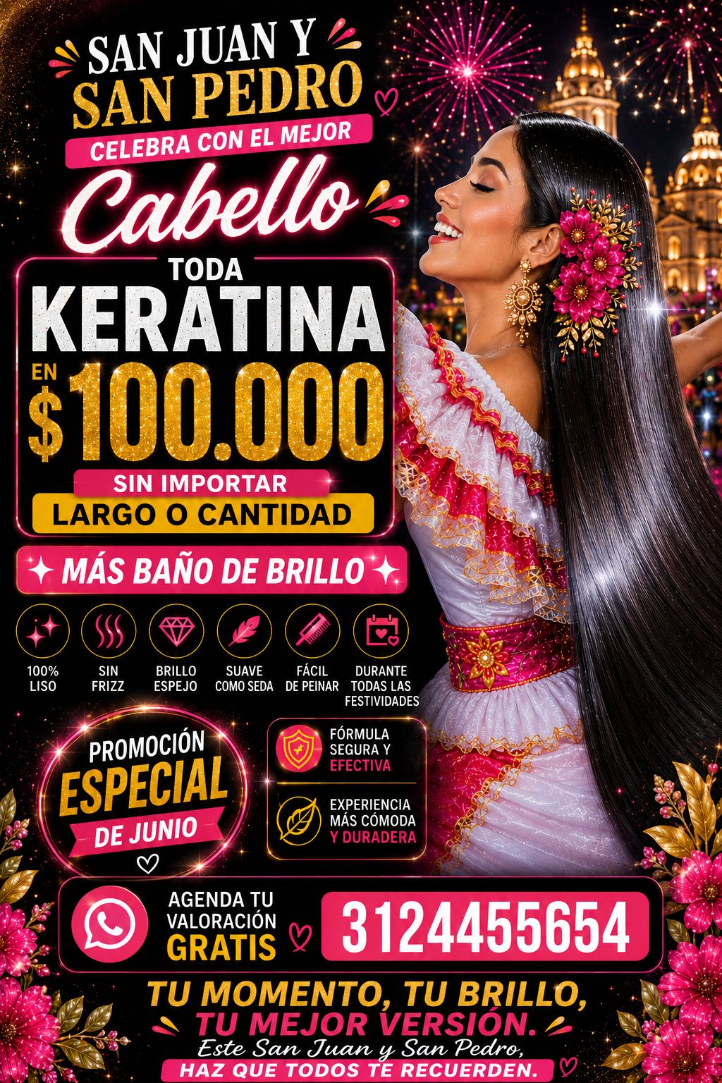 AndresKeratinas Facebook ad: Chatea con nosotros