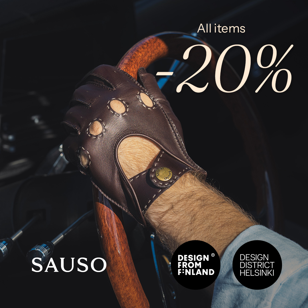 Sauso Helsinki Facebook ad: 20% off everything