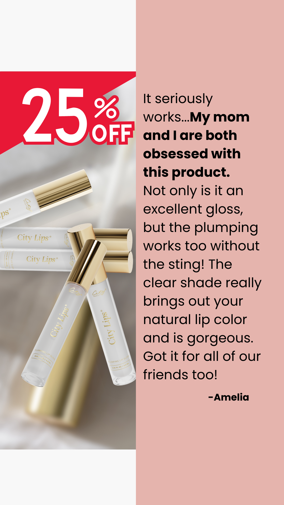 City Beauty Facebook ad