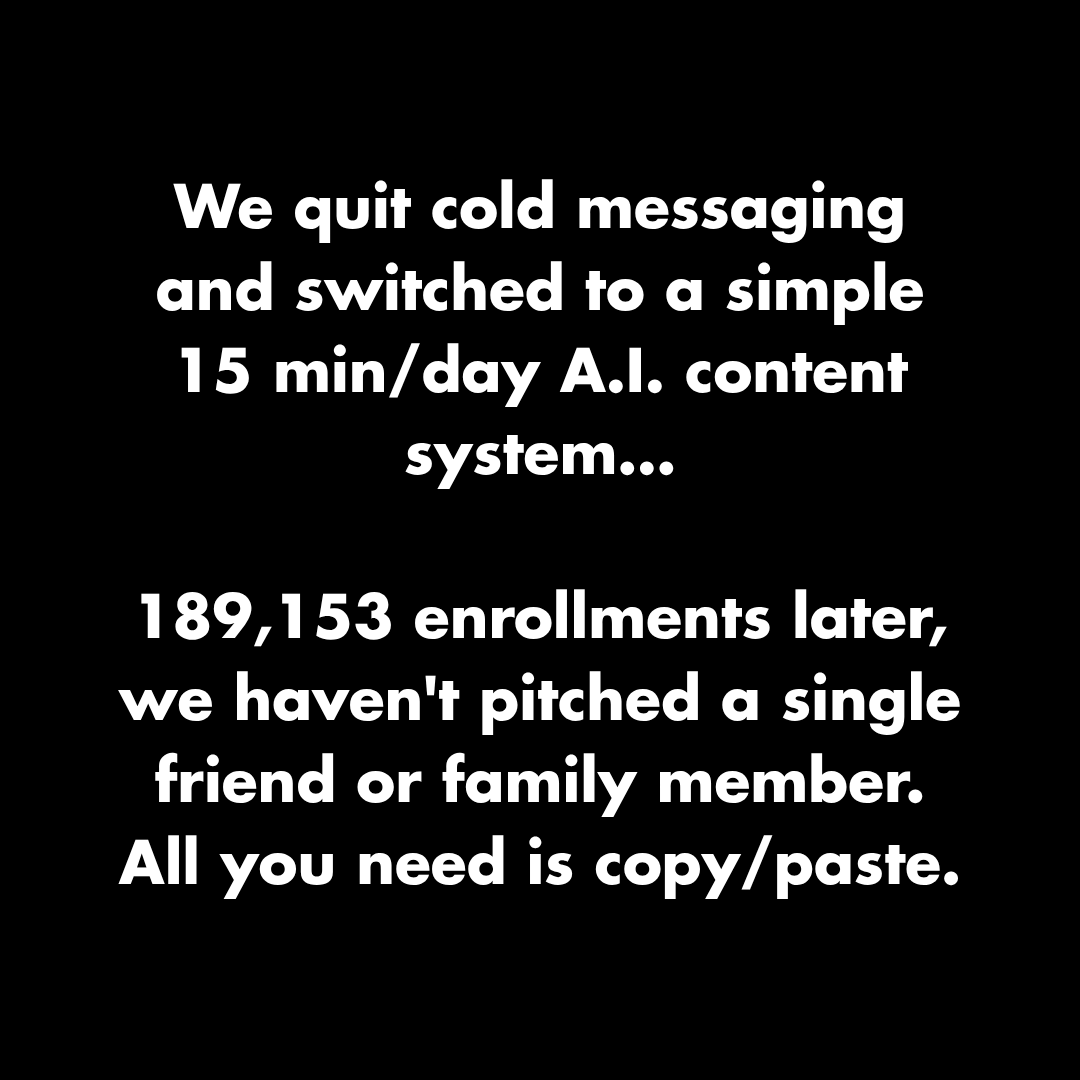 Julie Warner Facebook ad: 189,153 Enrollments From Copy/Paste