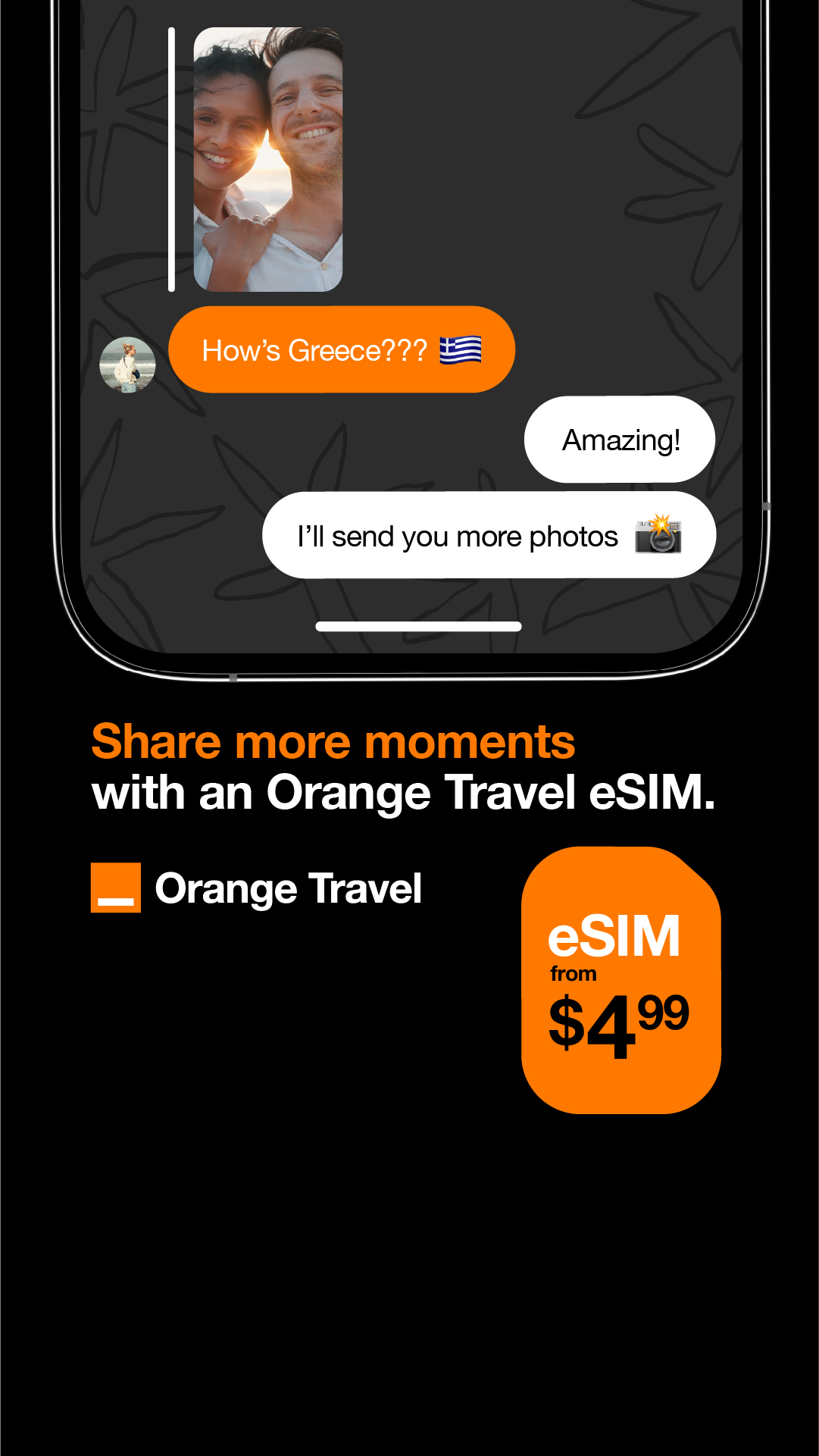 Orange Travel Facebook ad
