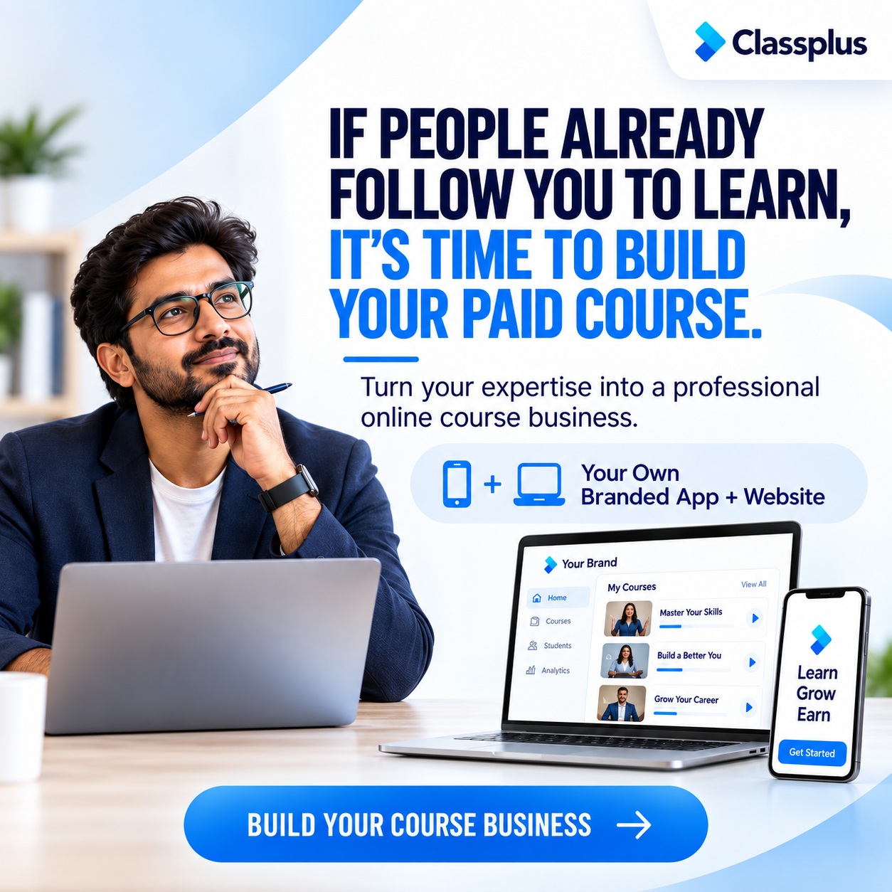 Classplus Facebook ad