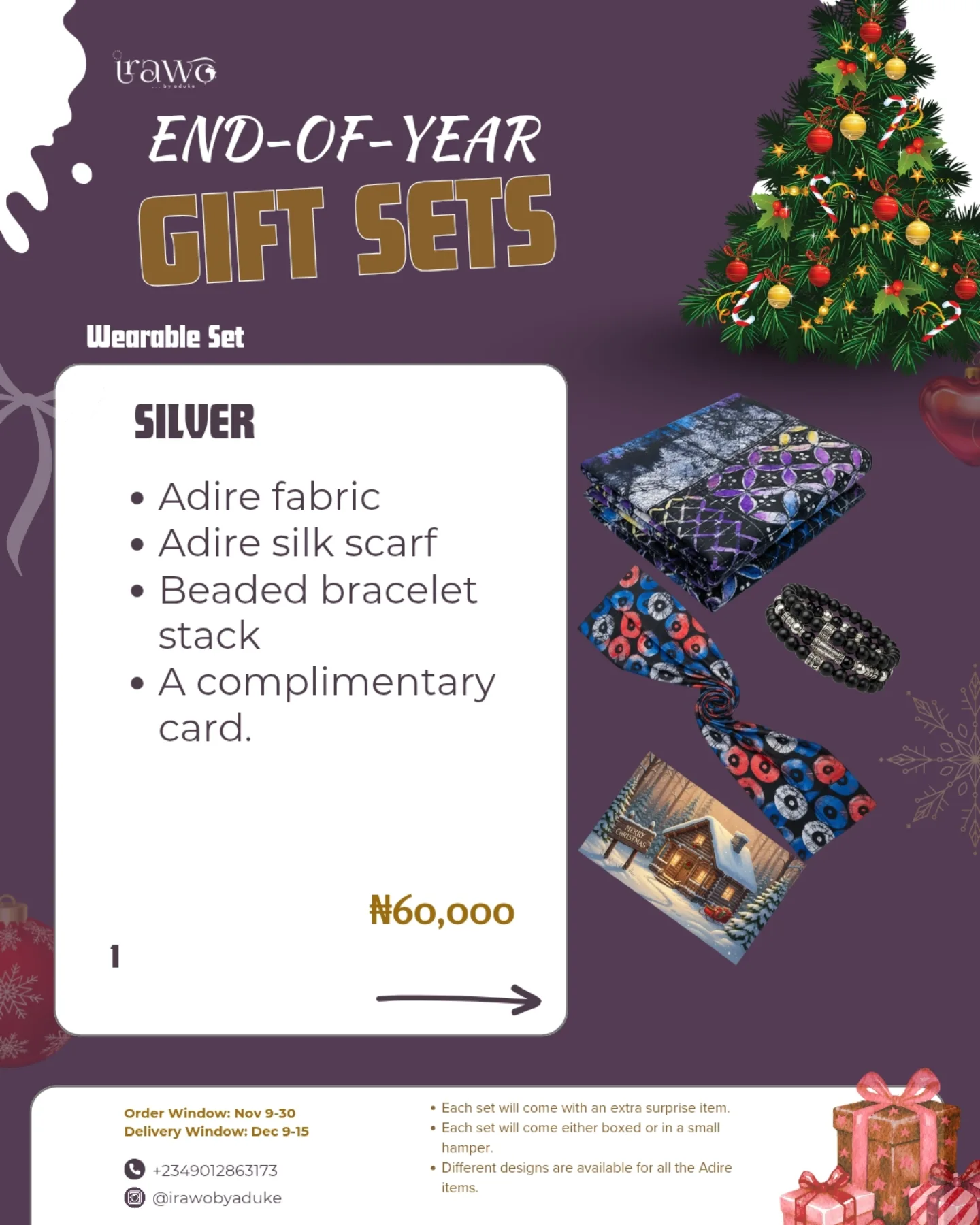 Irawo by Aduke Facebook ad: Saying Merry Christmas or I/We appreciate you doesn't…