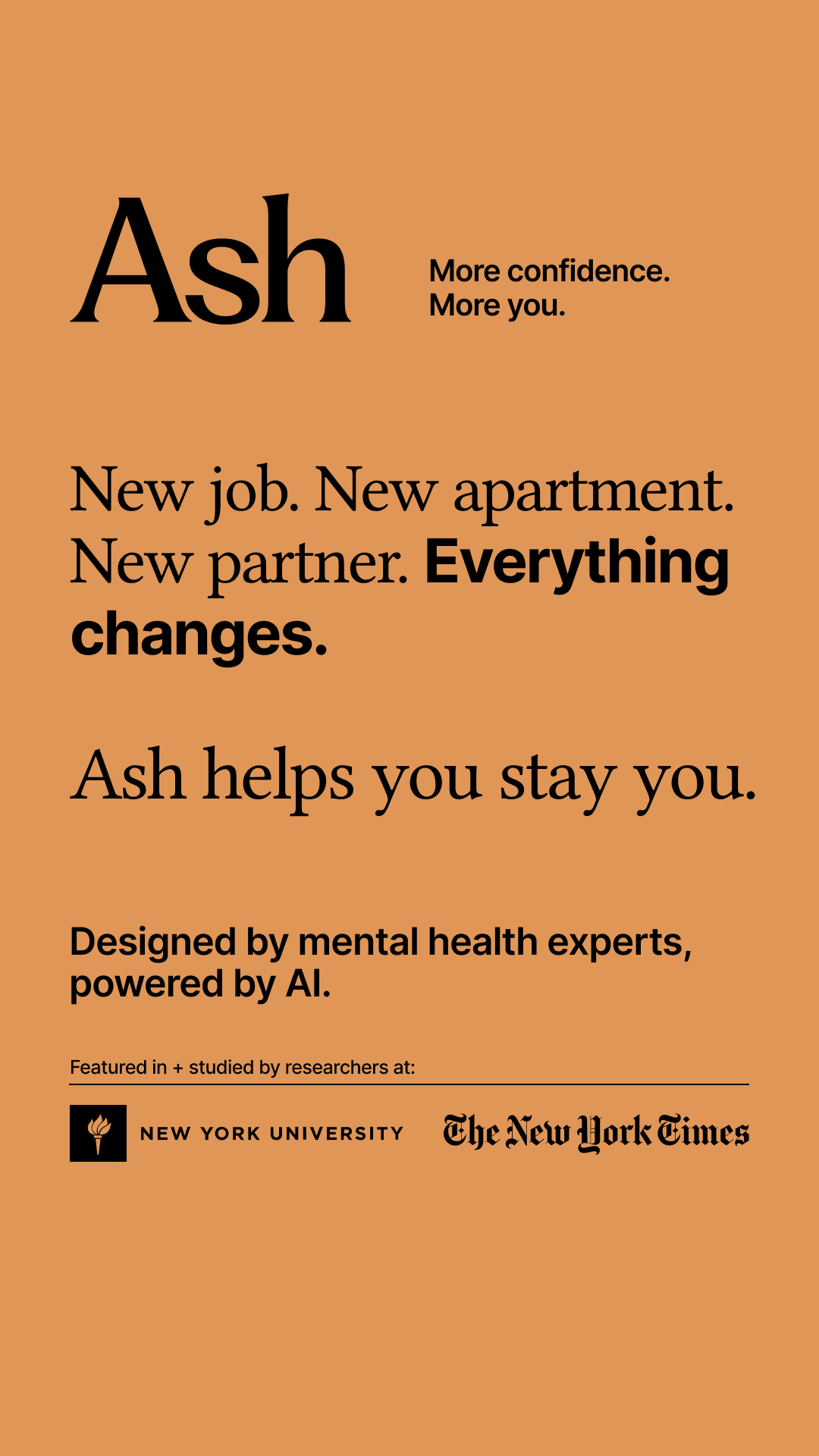 Ash - AI for Personal Growth Facebook ad