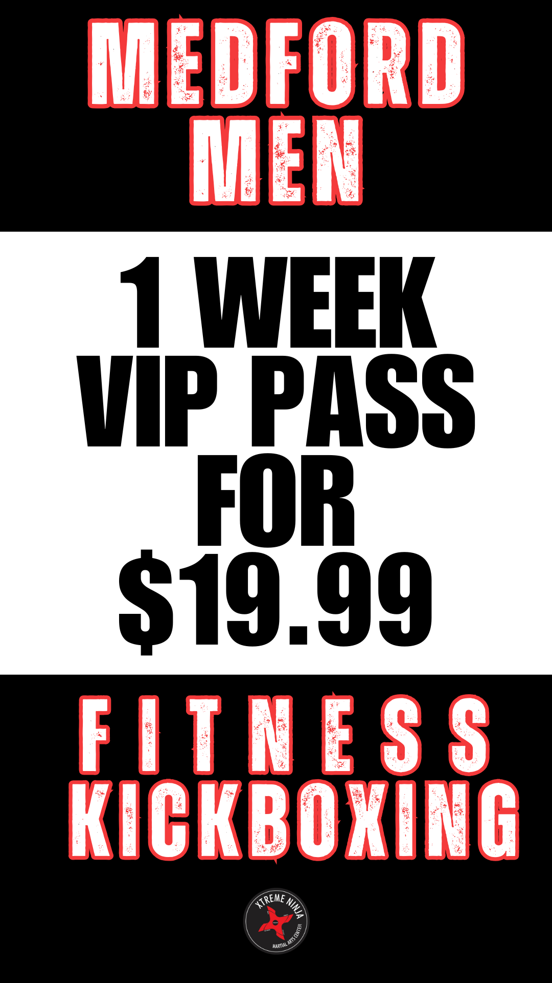 Xtreme Ninja Fitness Facebook ad from Mar 10, 2026