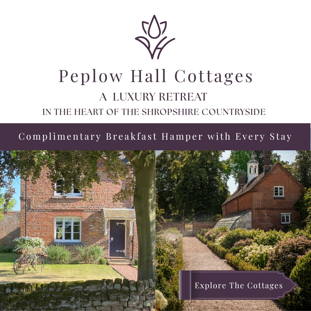 Peplow Hall Estate Facebook ad: Escape to the Shropshire countryside with a luxury…