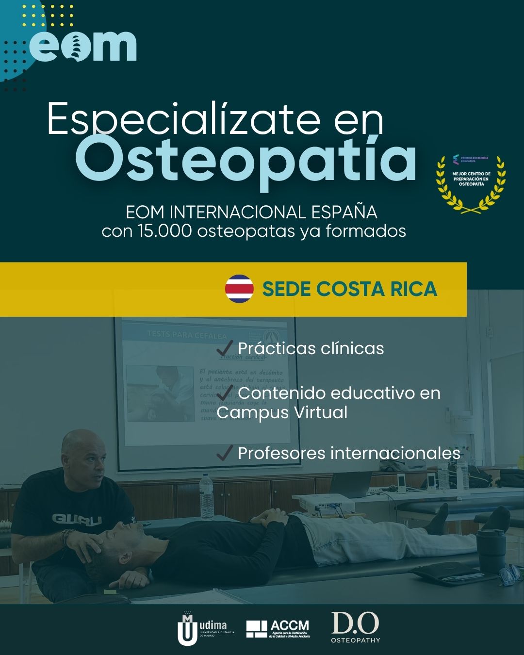 Escuela de Osteopatía de Madrid - América Facebook ad from Feb 20, 2026