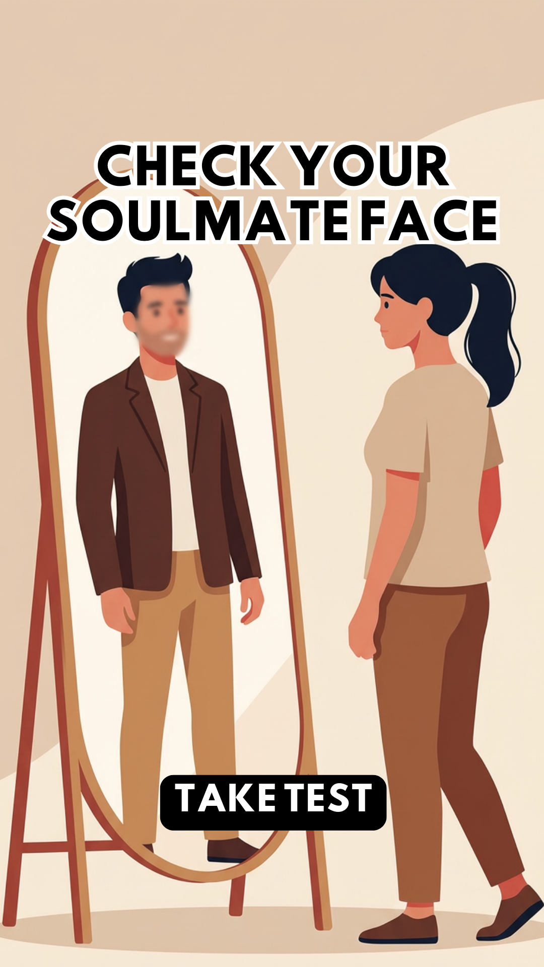 Soulmate Drawing Facebook ad: Take quiz and check it out!