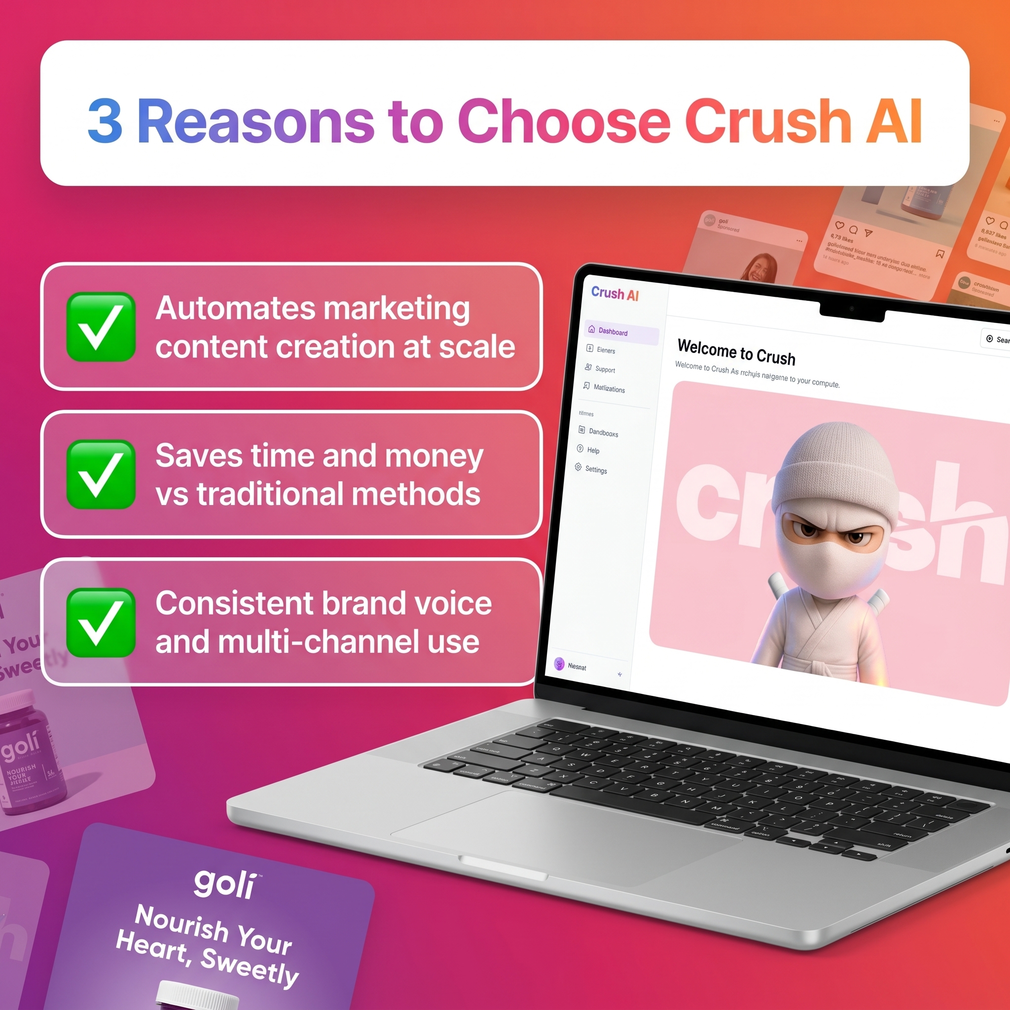 trycrush.ai Facebook ad