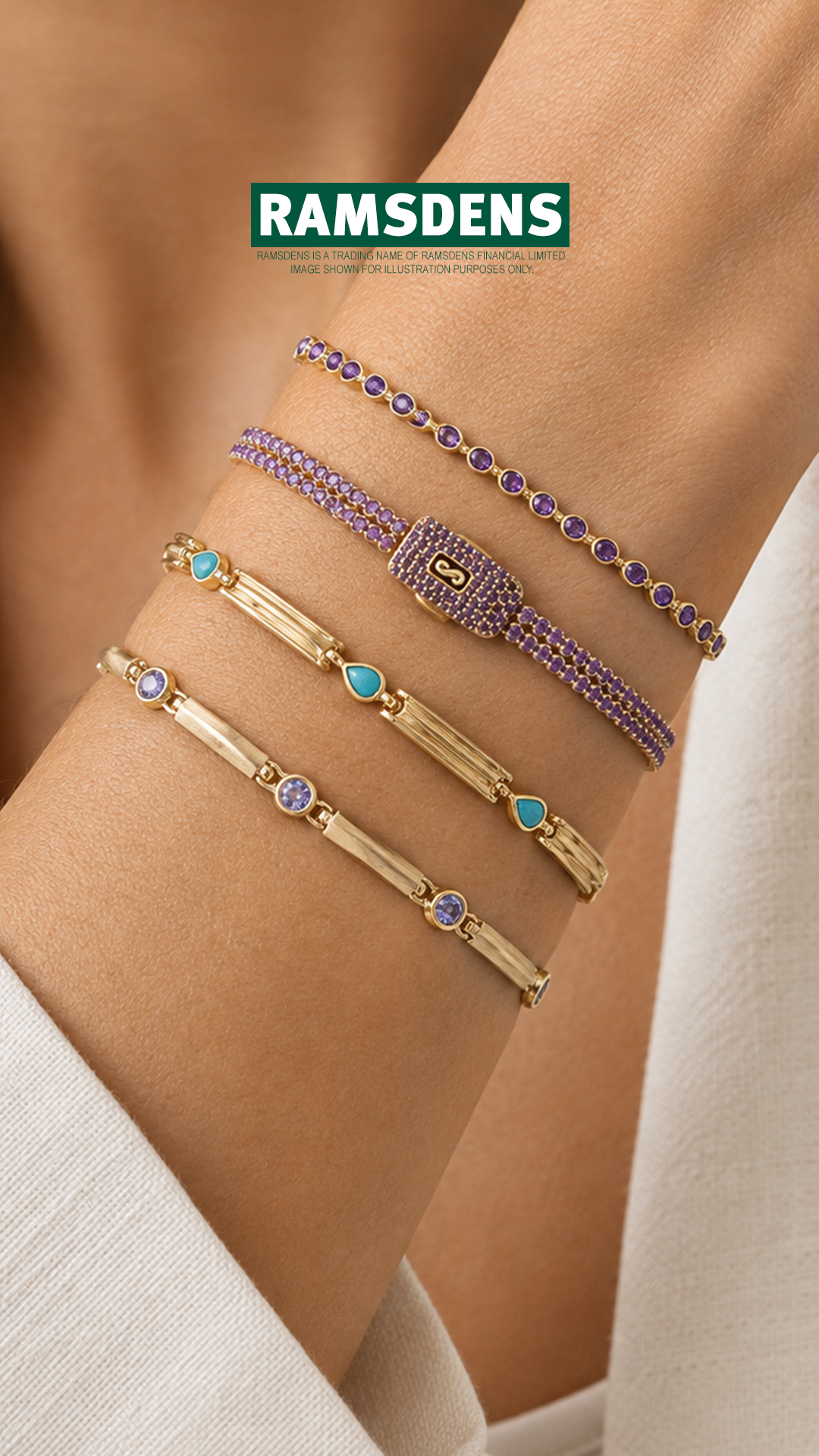 RAMSDENS Facebook ad: Women's Bracelets at Ramsdens