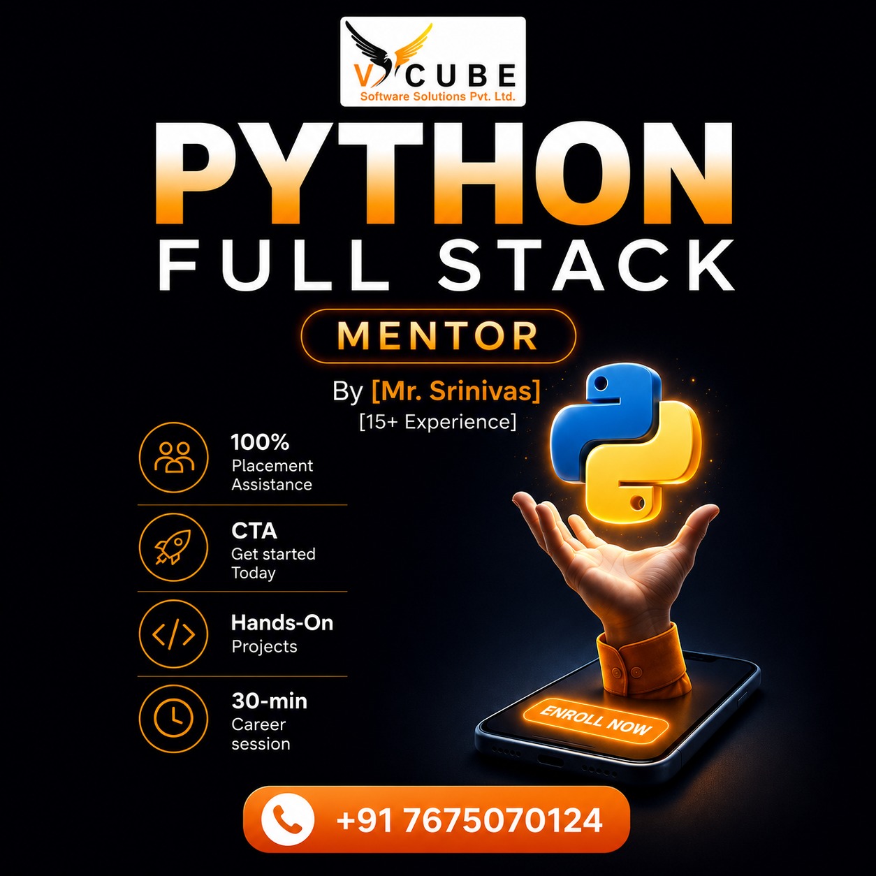 V Cube Software Solutions Pvt Ltd Facebook ad
