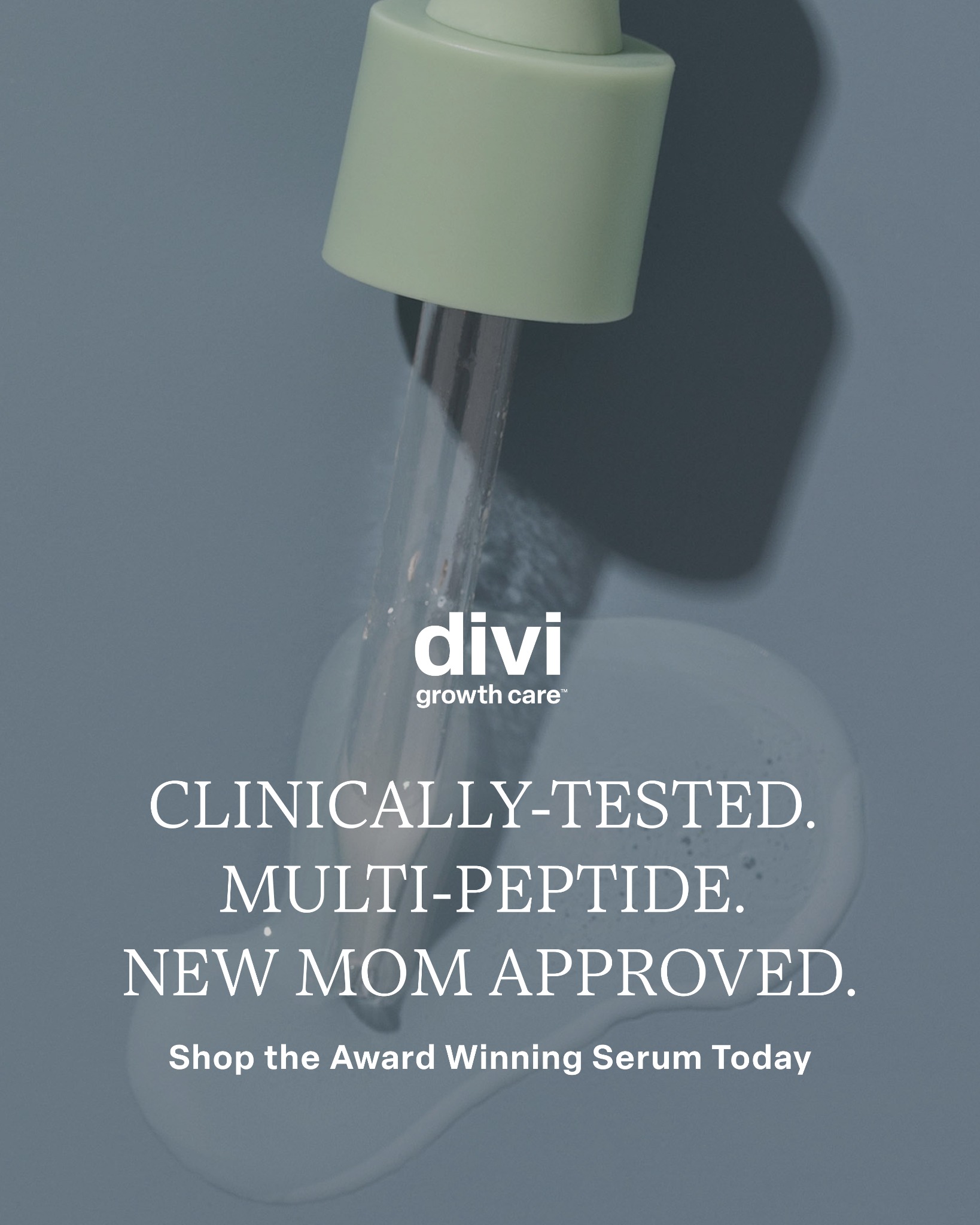 Divi Facebook ad: Every product, one purpose: to give you more hair.