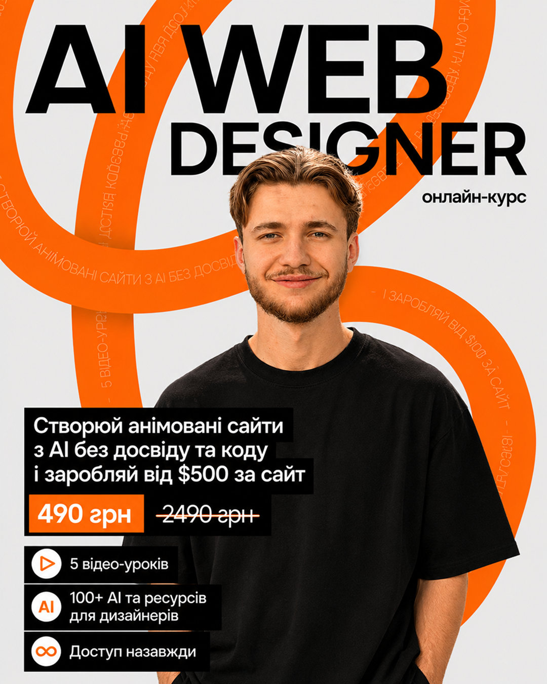 Ponomar Digital Agency Facebook ad: Раніше веб-дизайн = роки навчання, Figma, верстка, нерви.