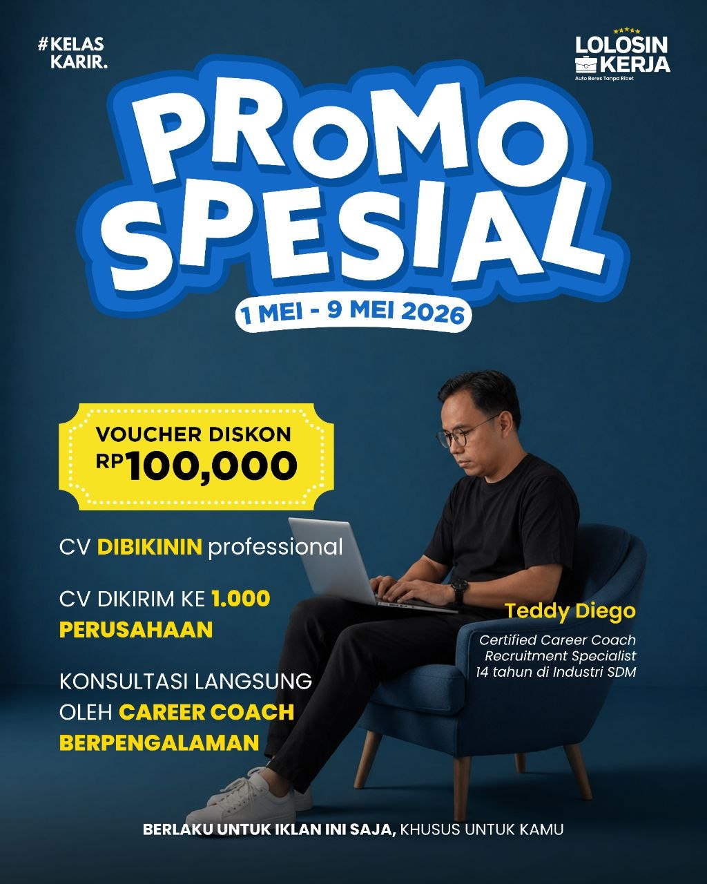 Coach Teddy Diego Facebook ad: KELAS KARIR