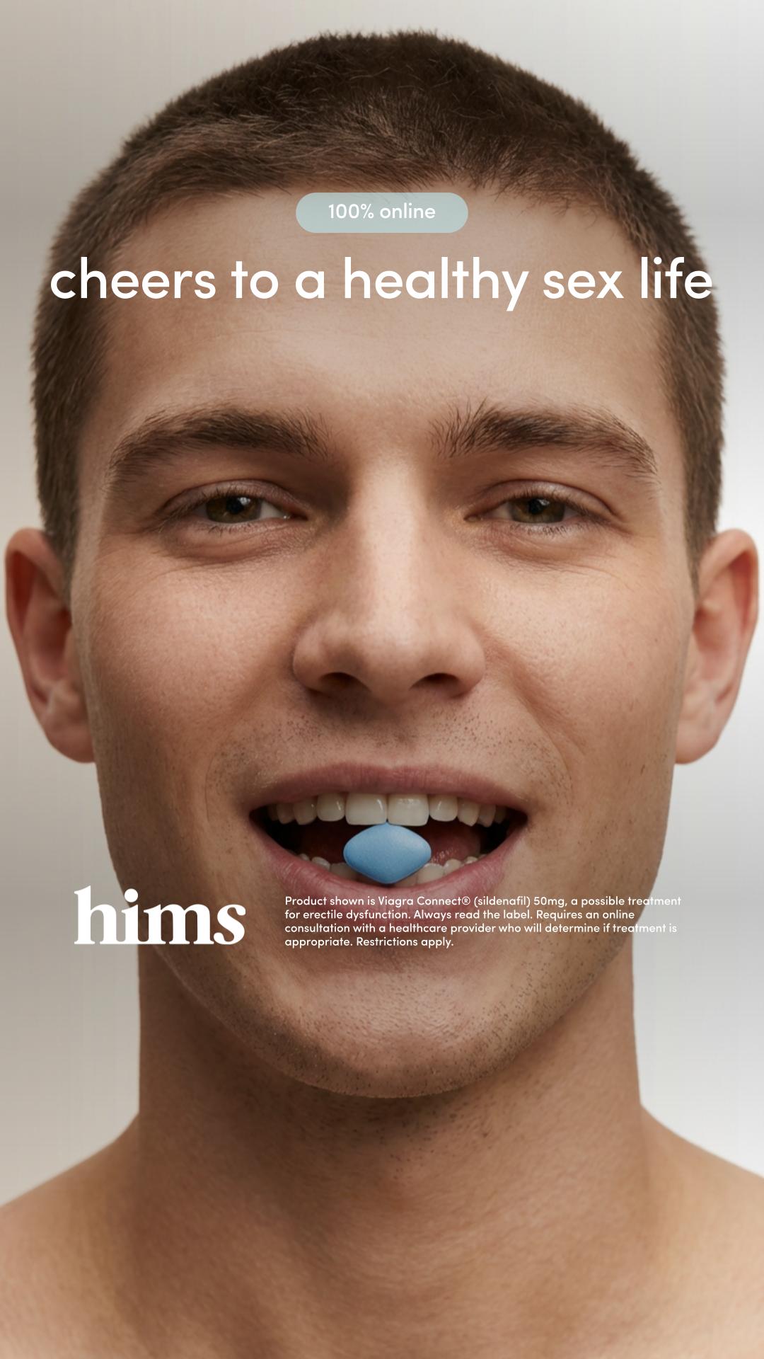 hims Facebook ad