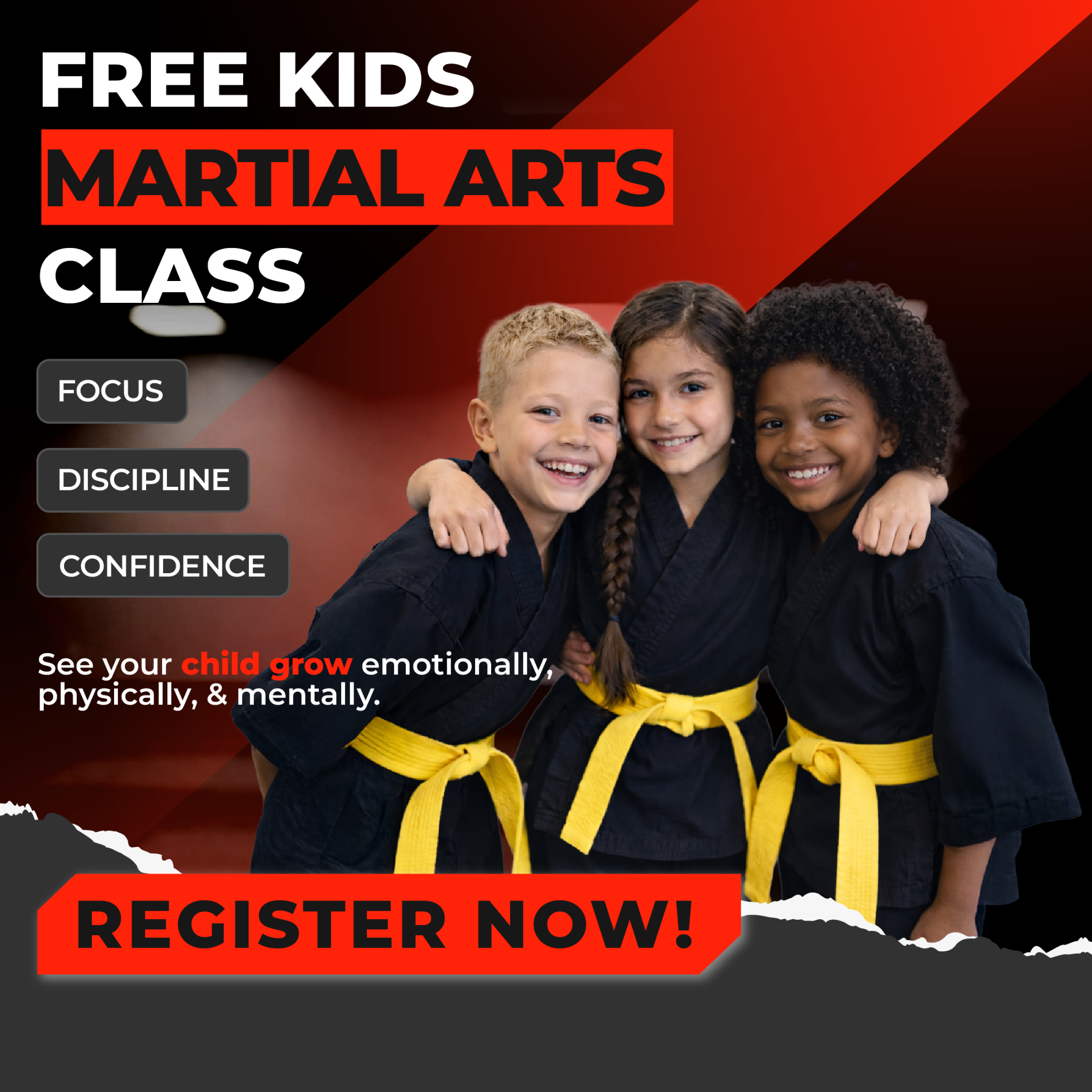 Richmond Martial Arts Facebook ad