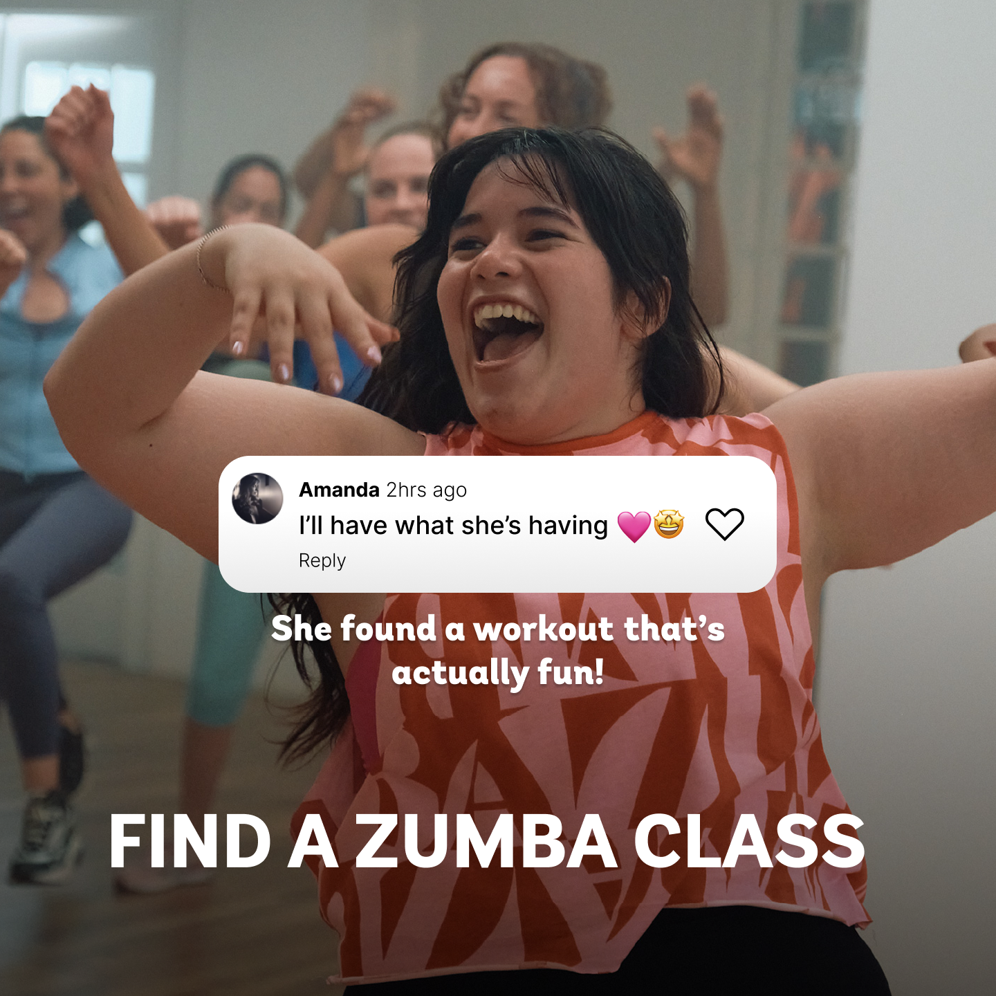 Zumba Fitness Facebook ad