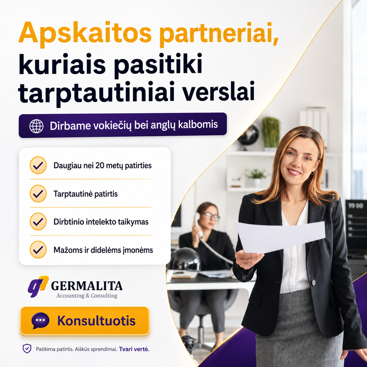 Germalita buhalterinė apskaita Facebook ad