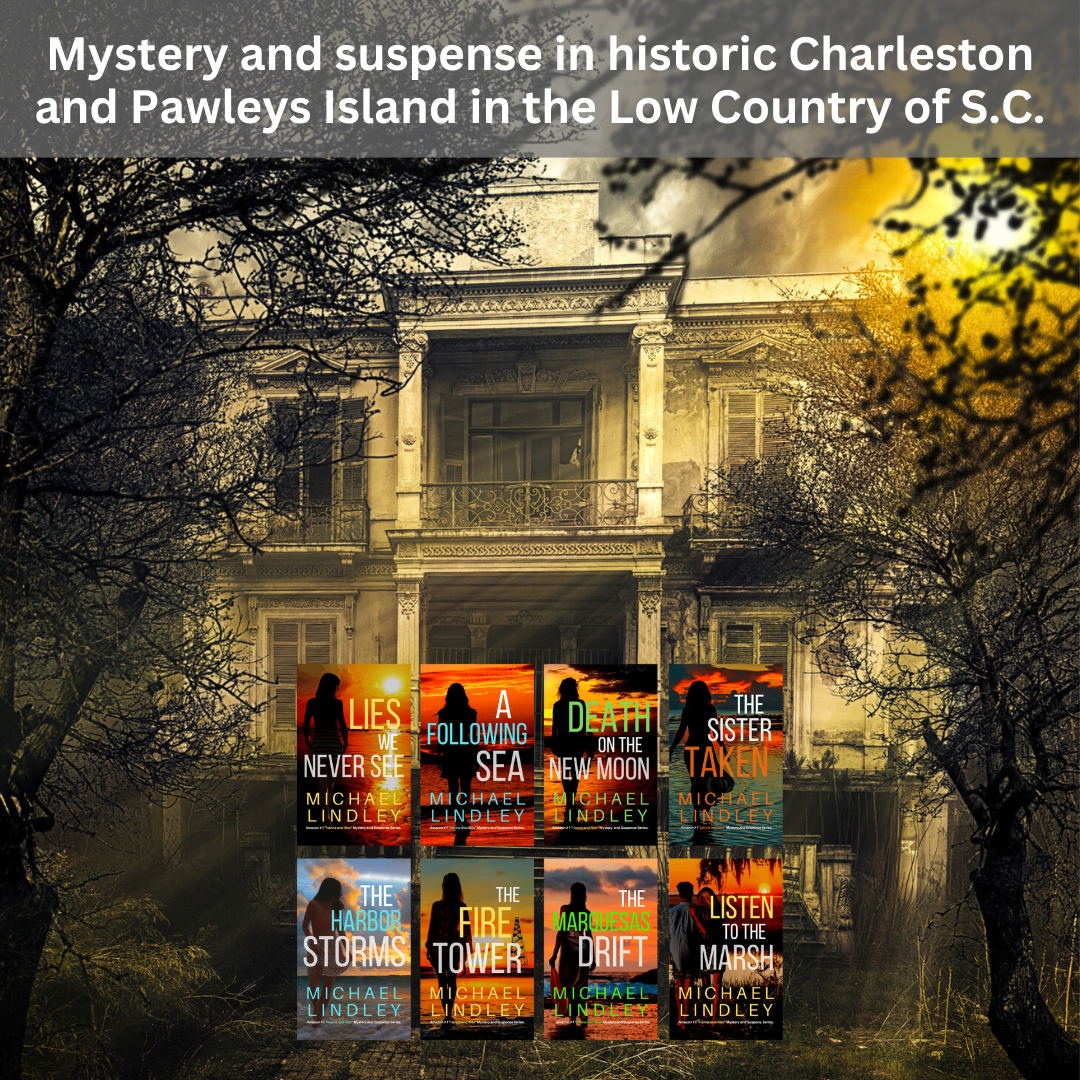 Michael Lindley Novels Facebook ad: The Amazon #1 𝙗𝙞𝙣𝙜𝙚-𝙬𝙤𝙧𝙩𝙝𝙮 mystery series!