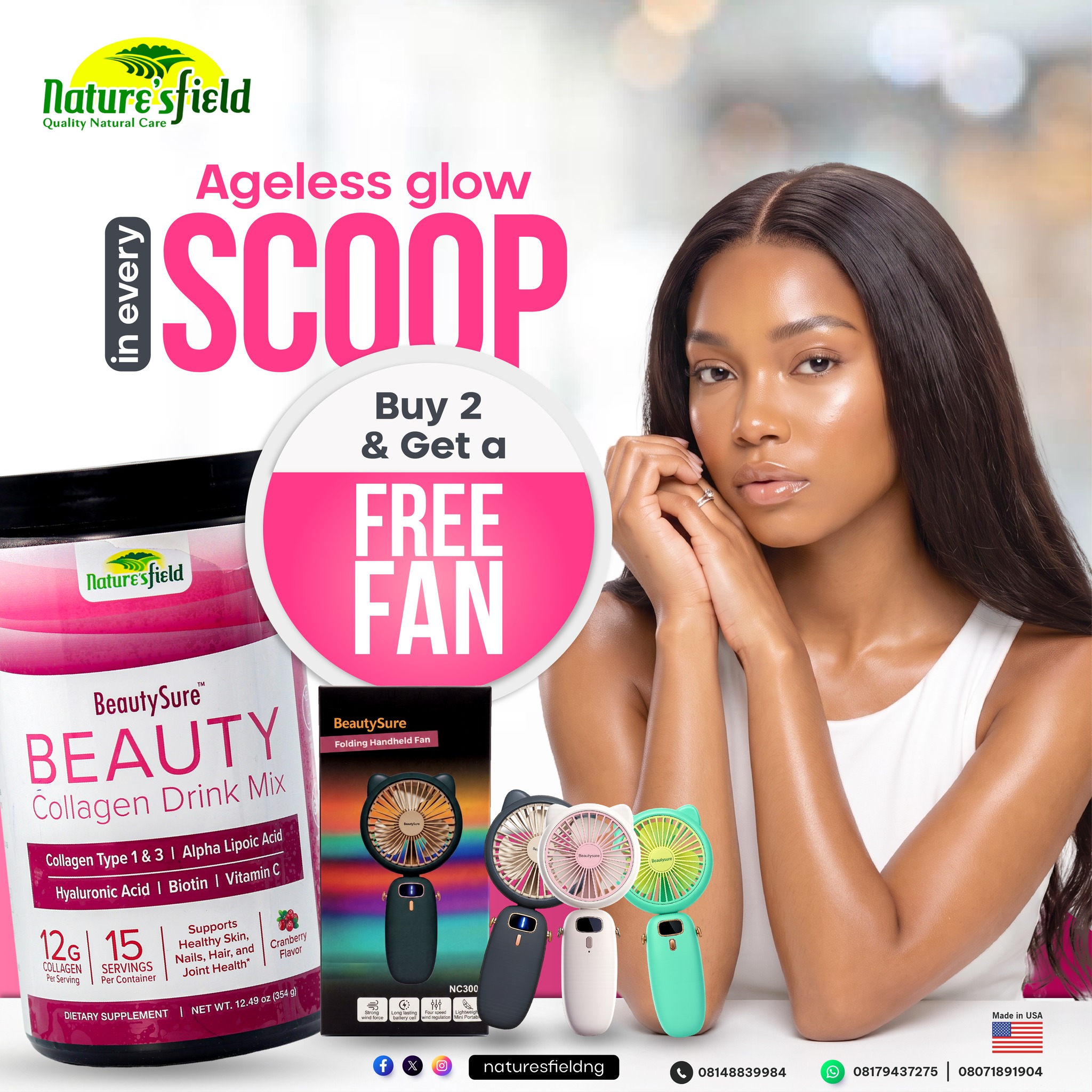 Nature's field Nigeria Facebook ad