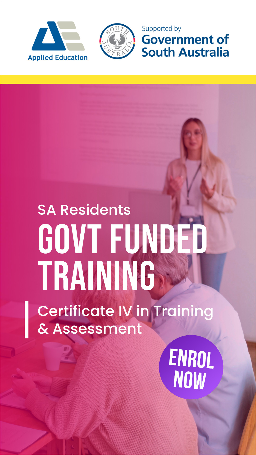 Applied Education - RTO 52240 Facebook ad