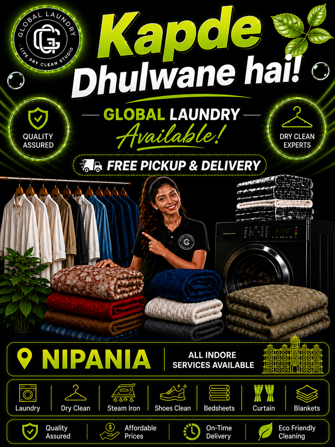 Global laundry  Facebook ad