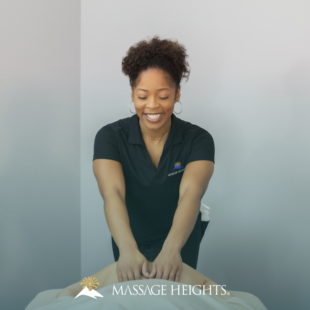 Massage Heights Facebook ad from Apr 27, 2026