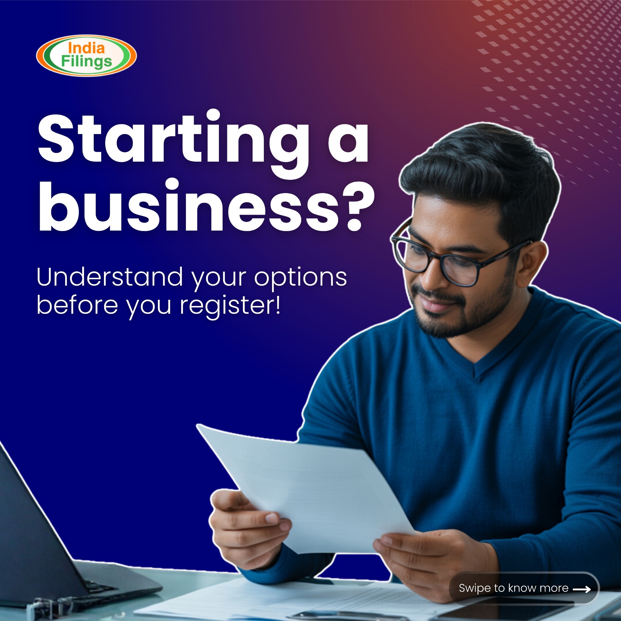 IndiaFilings.com Facebook ad